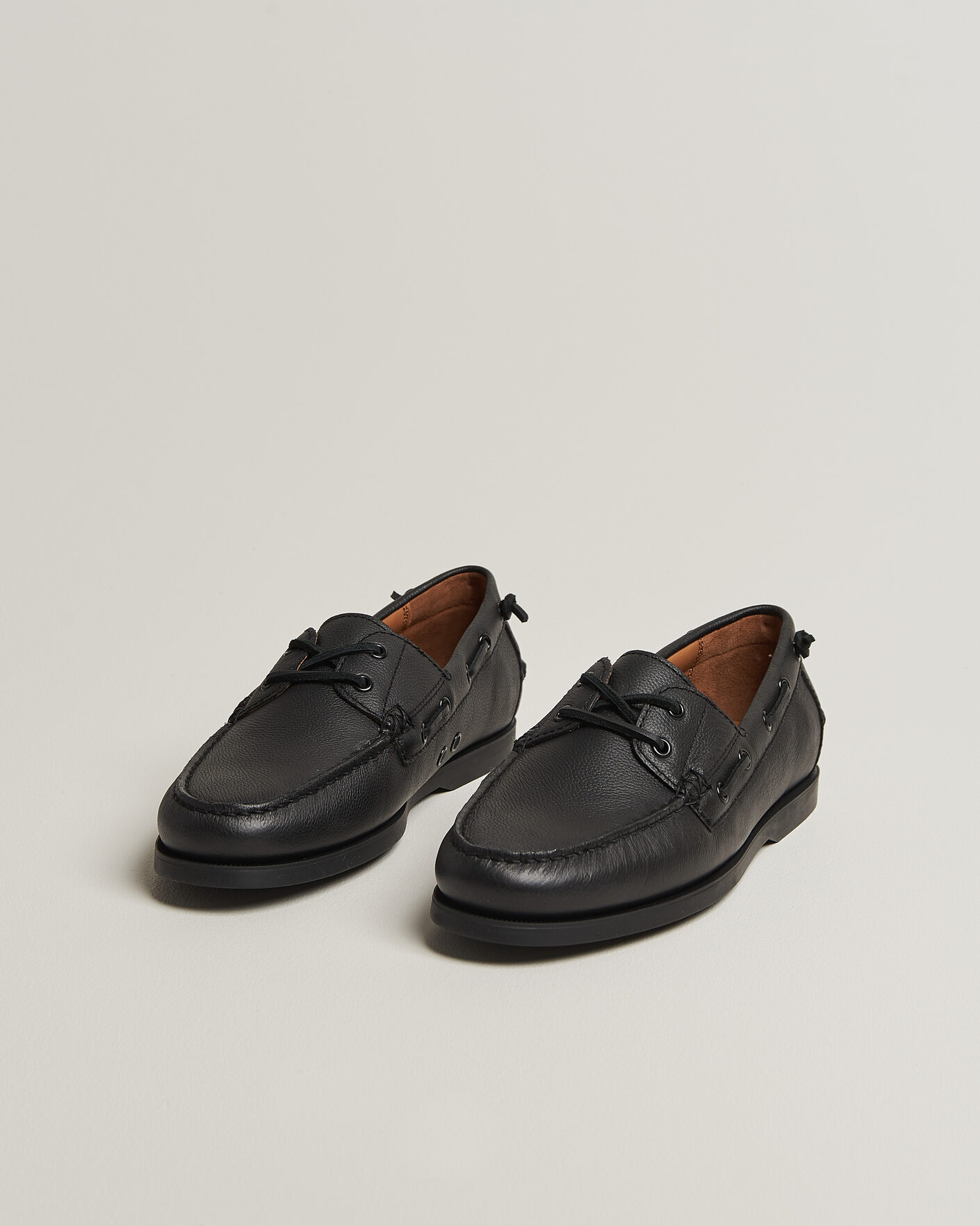 Men | Boat Shoes | Polo Ralph Lauren | Merton Boatshoe Triple Black