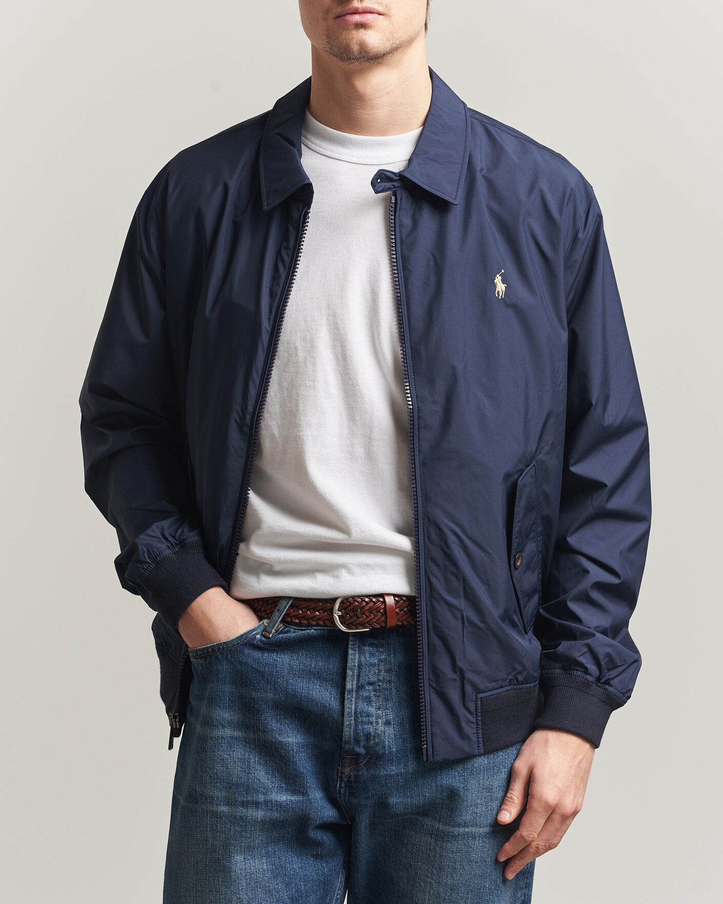 Men | Coats & Jackets | Polo Ralph Lauren | Windbreaker Packable Jacket Navy