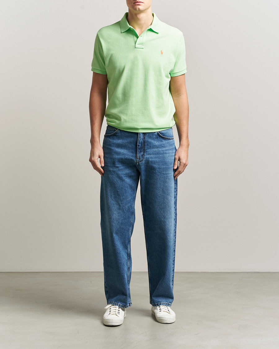 Men | Polo Shirts | Polo Ralph Lauren | Custom Slim Fit Polo Cruise Lime