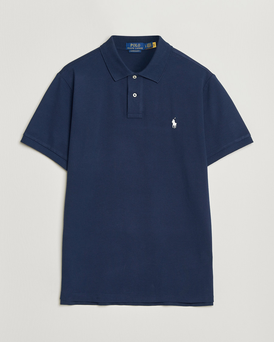 Men | Polo Shirts | Polo Ralph Lauren | Custom Slim Fit Polo Navy