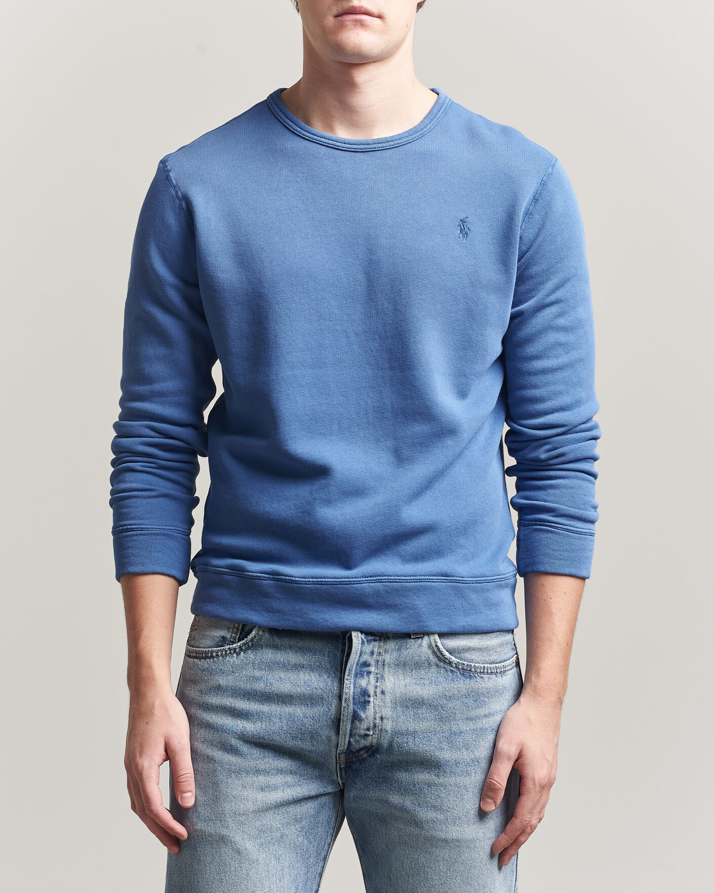 Men | Sweaters & Knitwear | Polo Ralph Lauren | Island Terry Sweatshirt Modern Royal