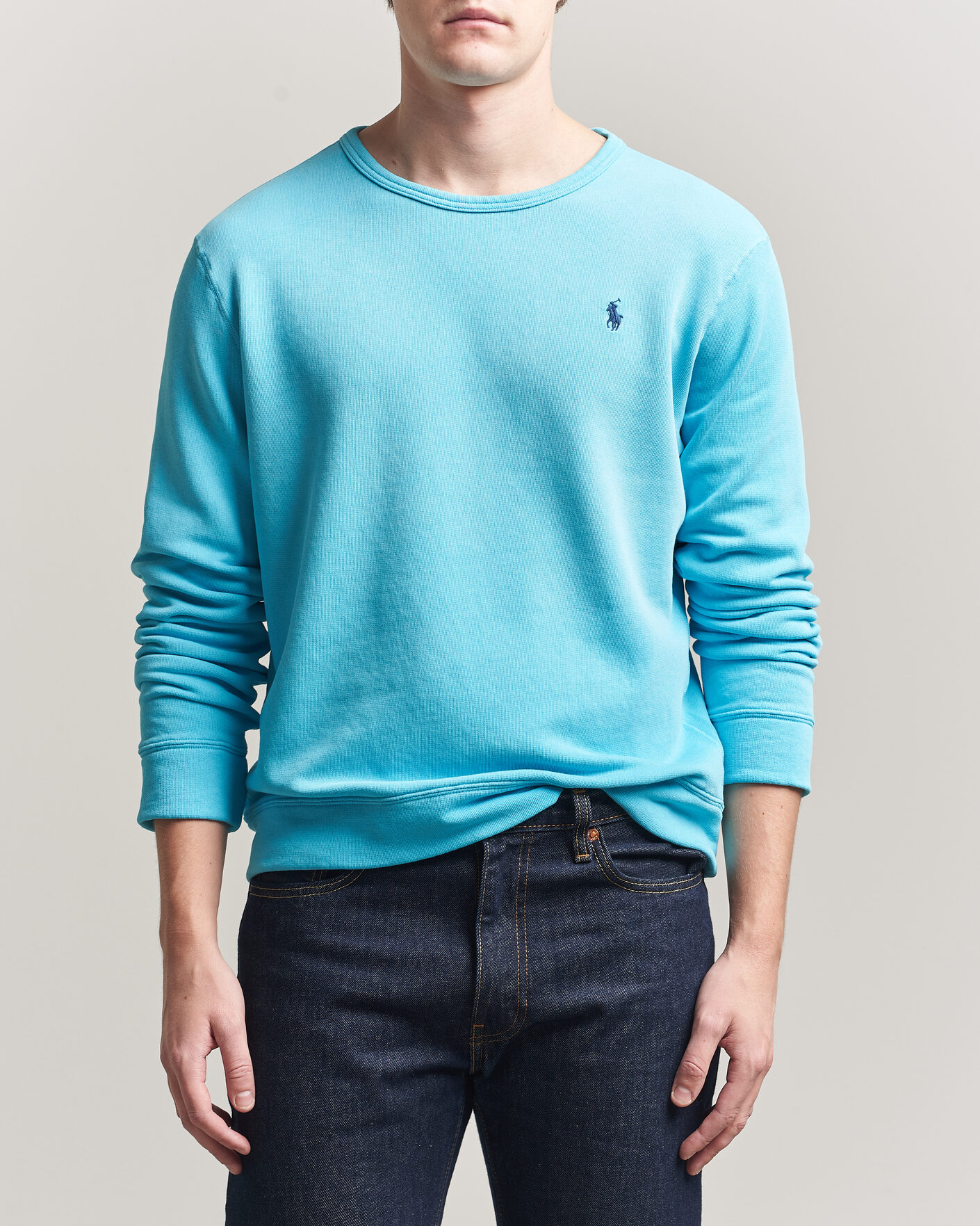 Men | Sweaters & Knitwear | Polo Ralph Lauren | Island Terry Sweatshirt Perfect Turqoise