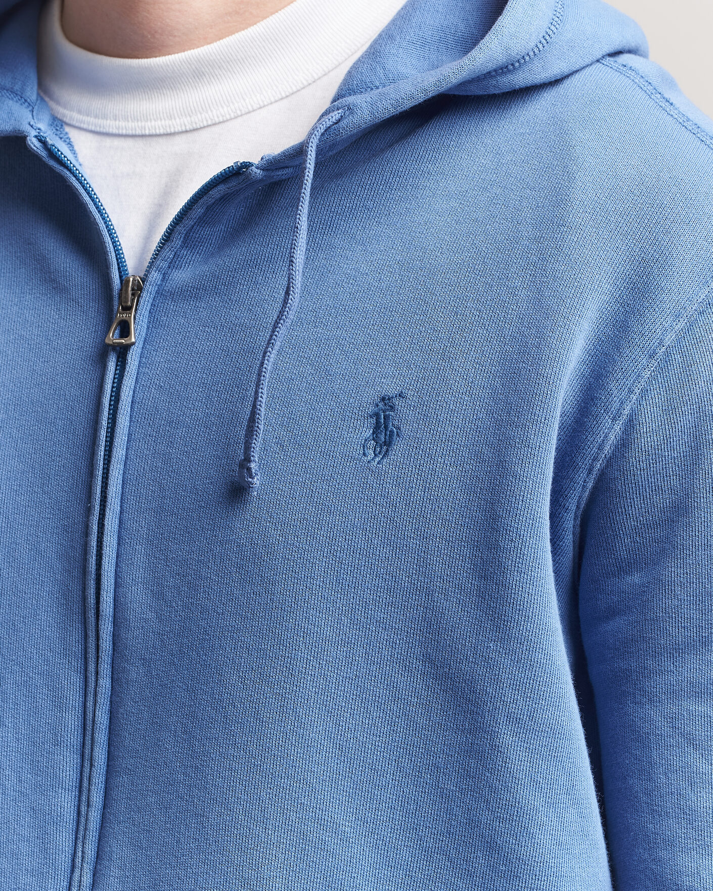Men | Sweaters & Knitwear | Polo Ralph Lauren | Island Terry Full Zip Hoodie Modern Royal