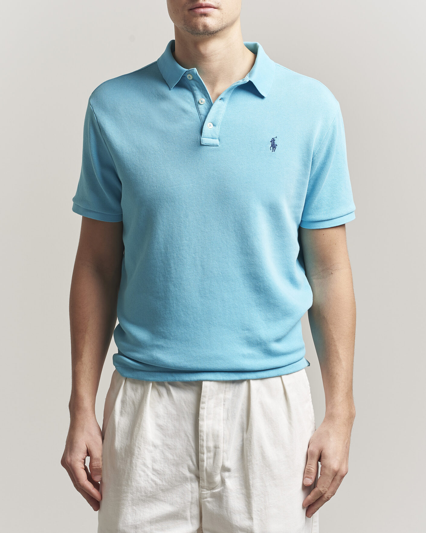 Men | Polo Shirts | Polo Ralph Lauren | Island Terry Polo Perfect Turqoise