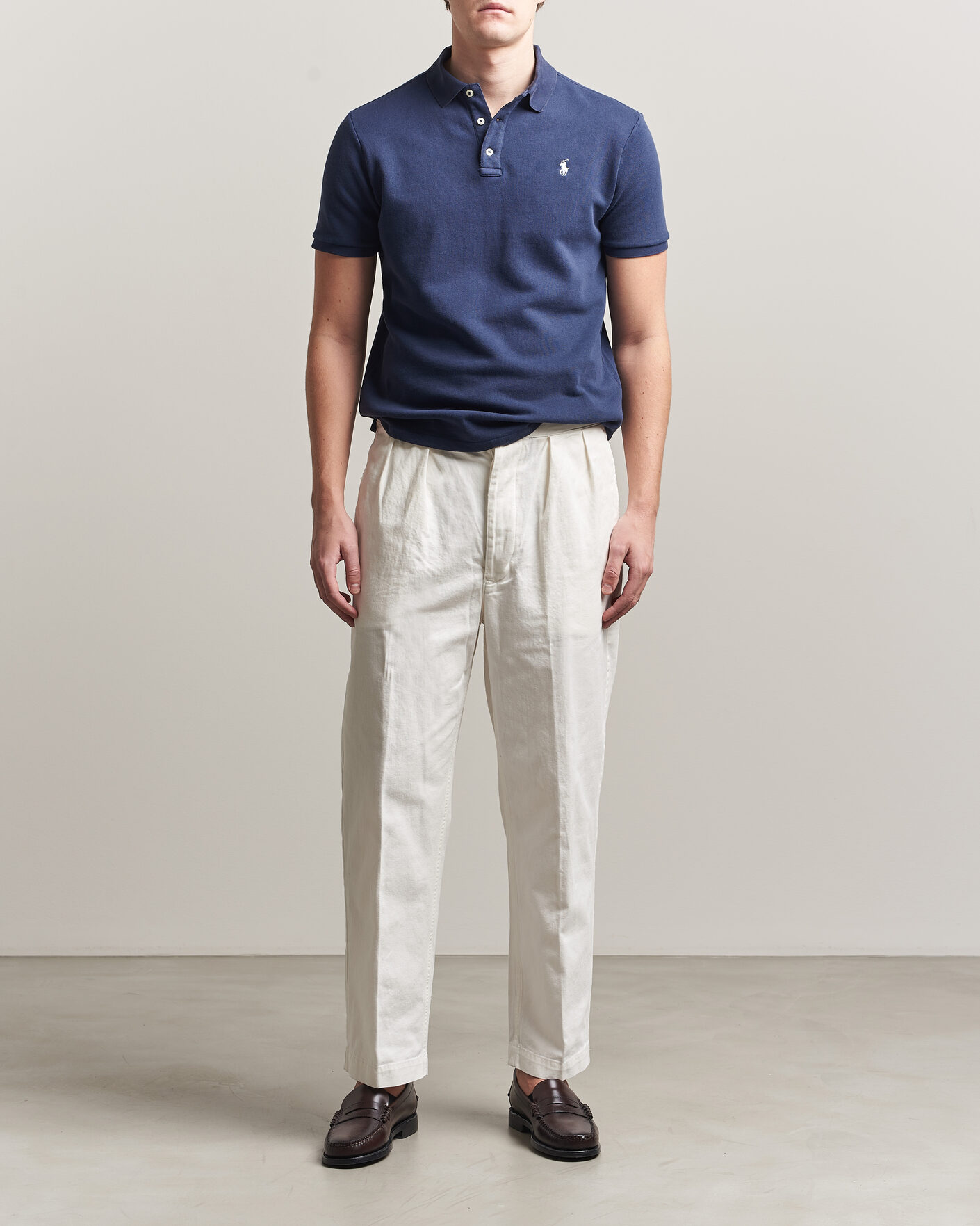 Men | Polo Shirts | Polo Ralph Lauren | Island Terry Polo Newport Navy