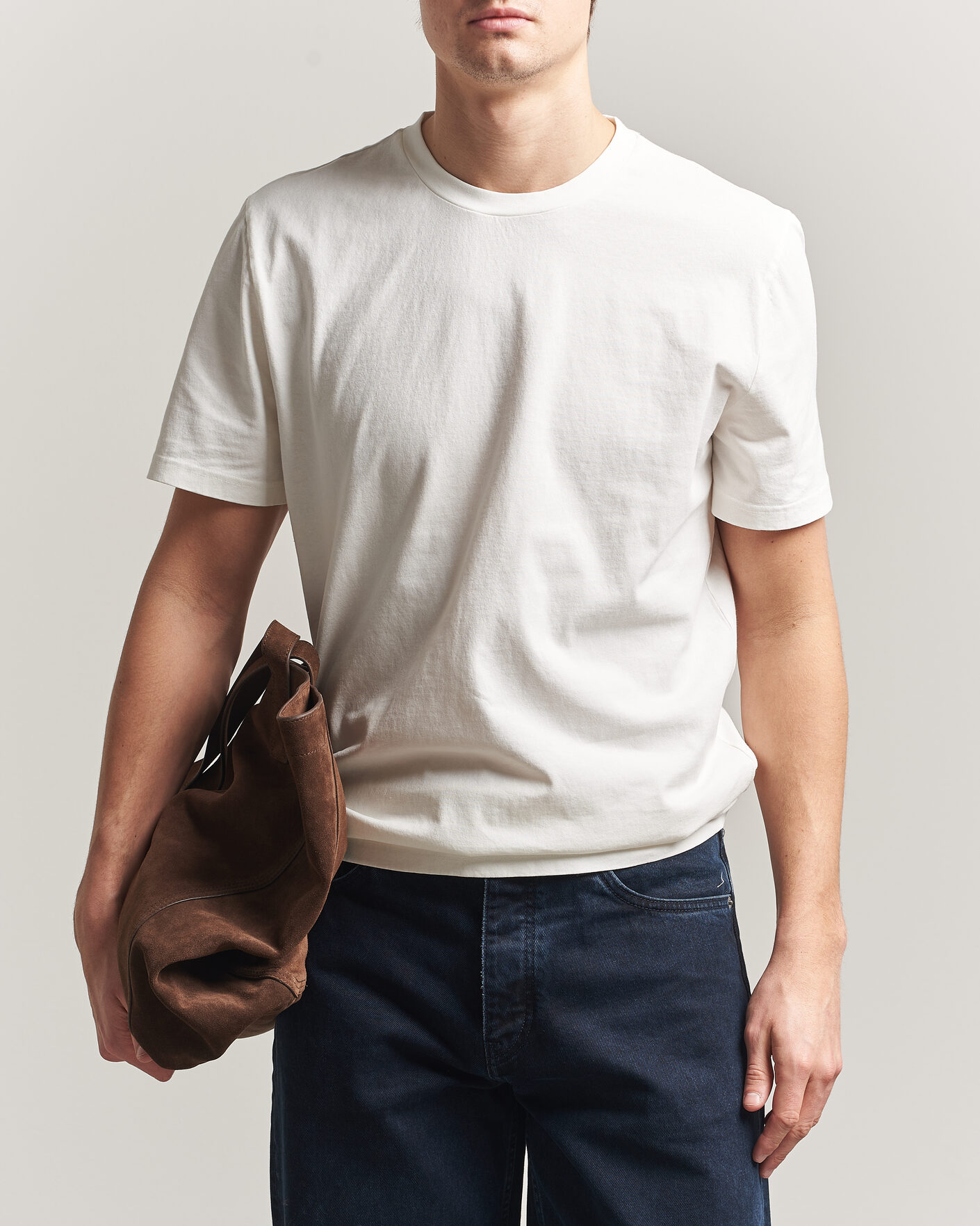 Men | T-Shirts | A.P.C. | Printed Crew Neck T-Shirt Off White