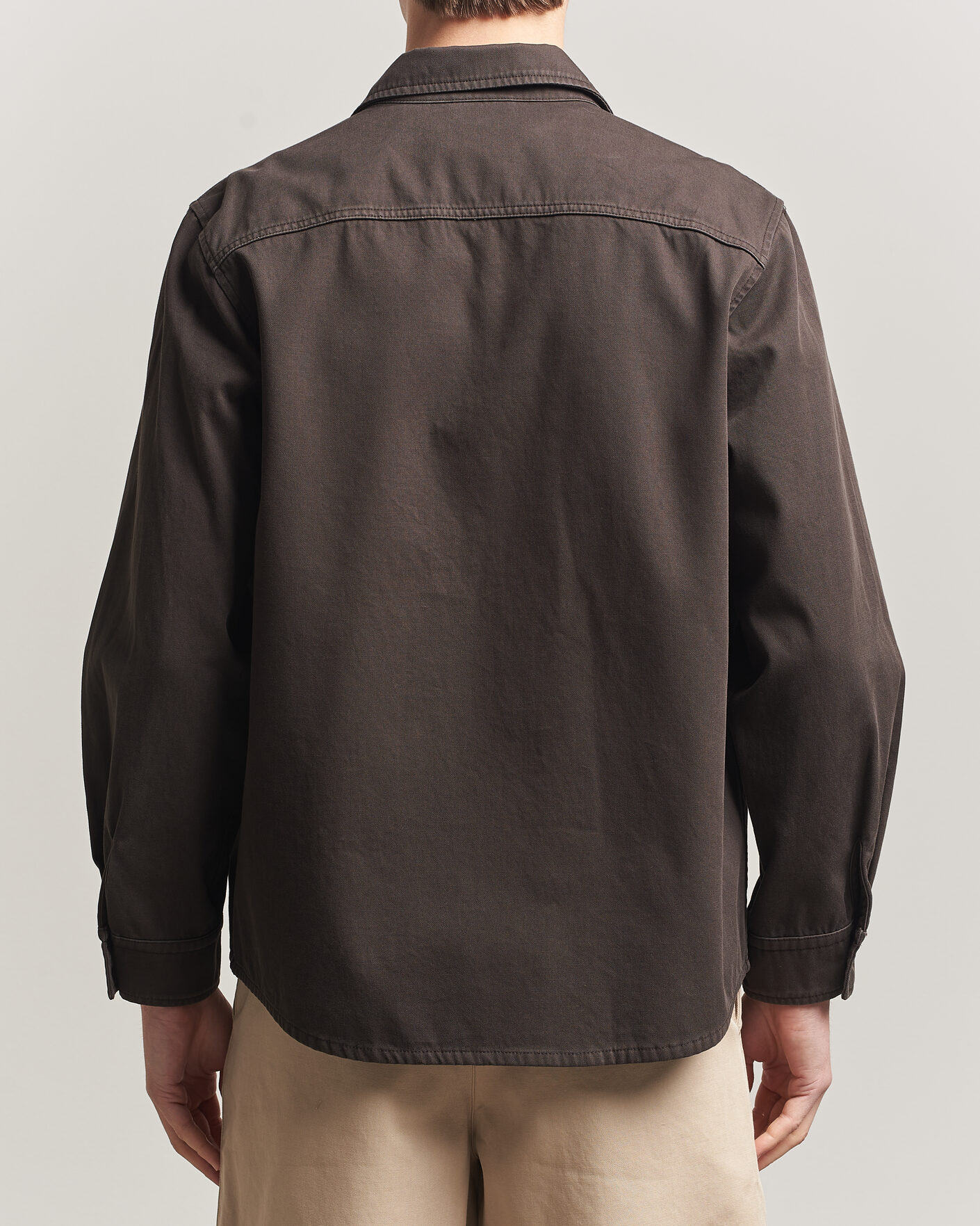 Men | Shirts | A.P.C. | Noah Cotton Overshirt Dark Brown