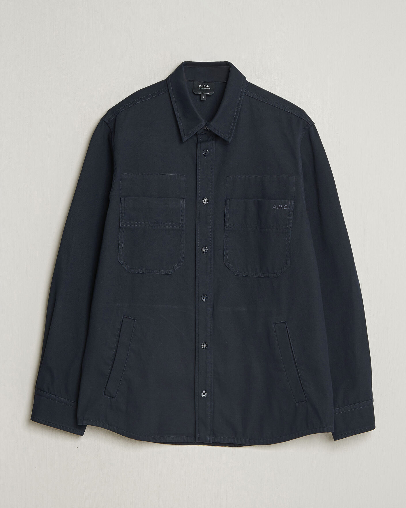 Men | Shirts | A.P.C. | Noah Cotton Overshirt Dark Navy