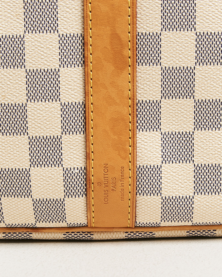 Men | Pre-Owned & Vintage Bags | Louis Vuitton Pre-Owned | Keepall Bandouliére Damier Azur