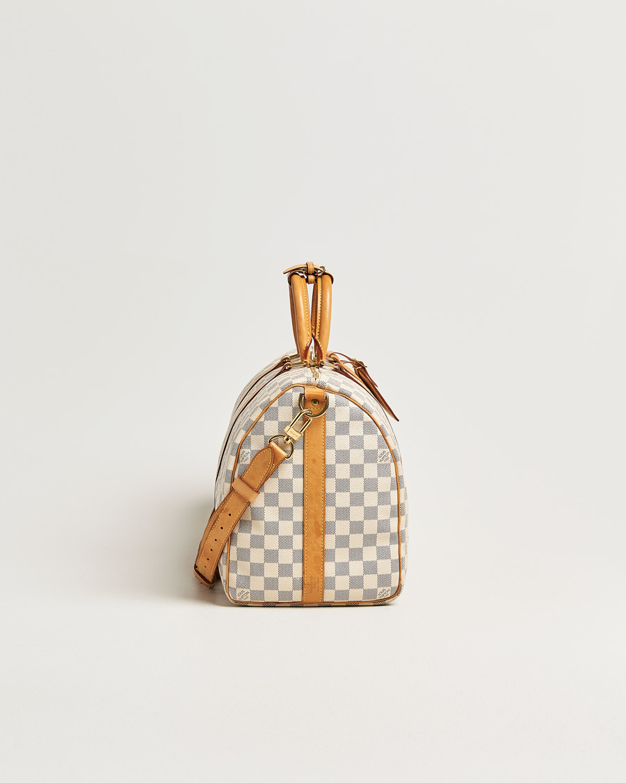 Men | Pre-Owned & Vintage Bags | Louis Vuitton Pre-Owned | Keepall Bandouliére Damier Azur