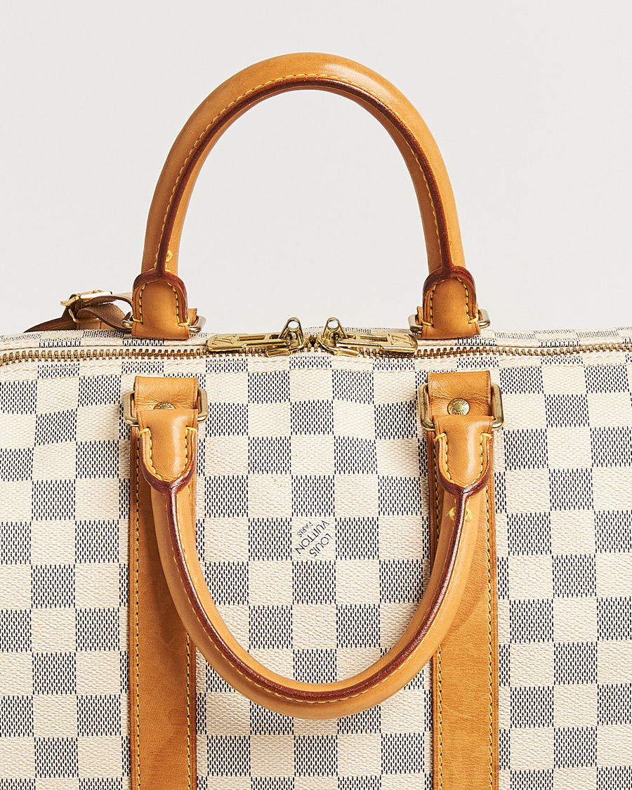 Men | Pre-Owned & Vintage Bags | Louis Vuitton Pre-Owned | Keepall Bandouliére Damier Azur