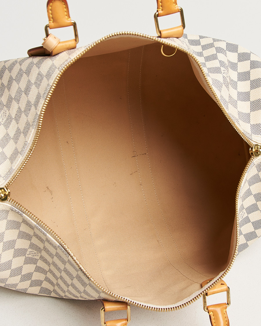 Men | Pre-Owned & Vintage Bags | Louis Vuitton Pre-Owned | Keepall Bandouliére Damier Azur