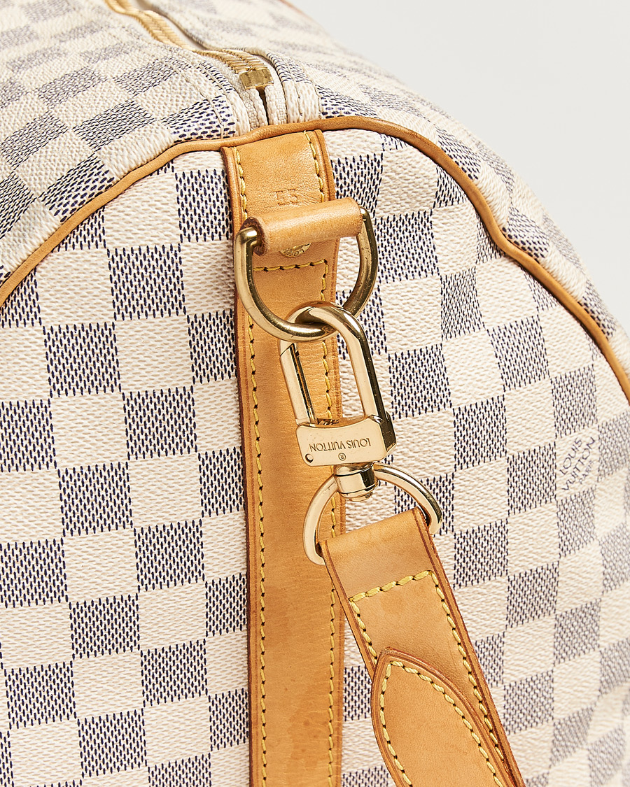 Men | Pre-Owned & Vintage Bags | Louis Vuitton Pre-Owned | Keepall Bandouliére Damier Azur
