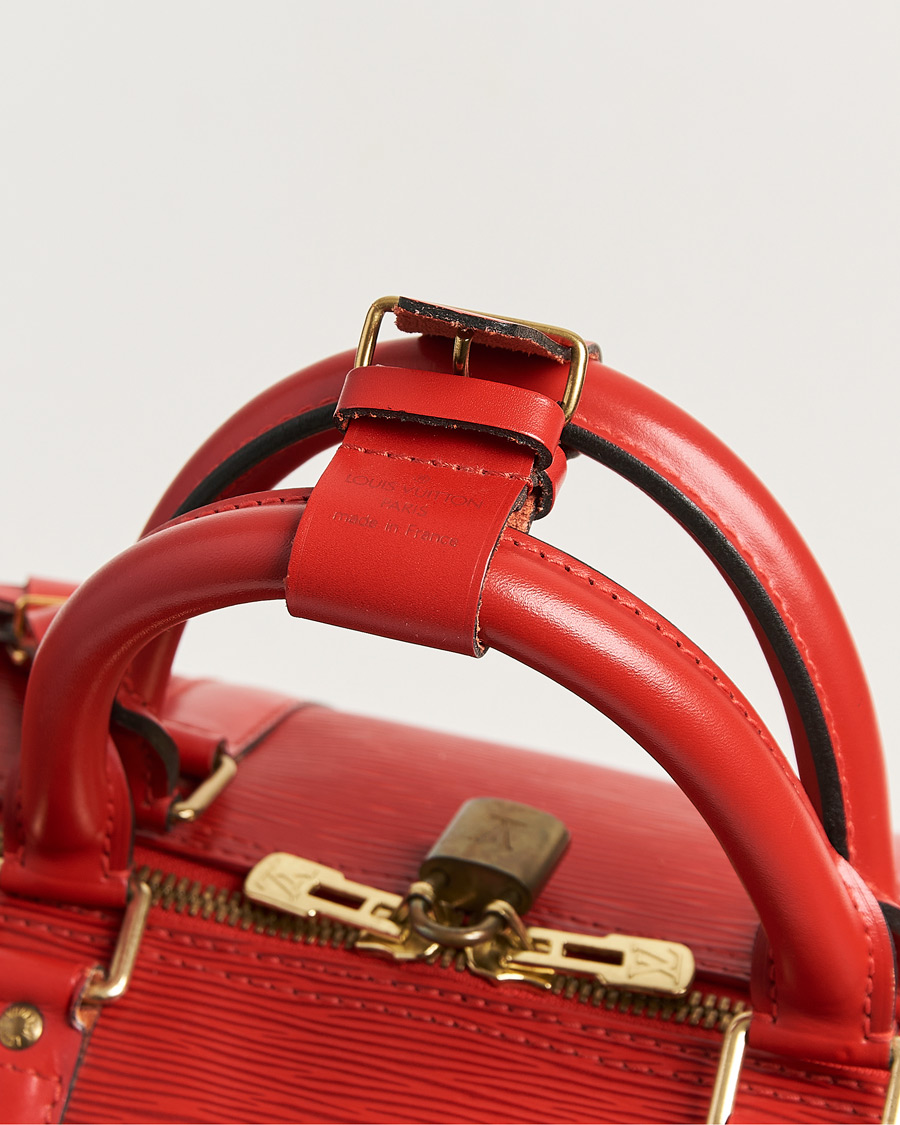 Men | Pre-Owned & Vintage Bags | Louis Vuitton Pre-Owned | Keepall 50 Epi Leather Red