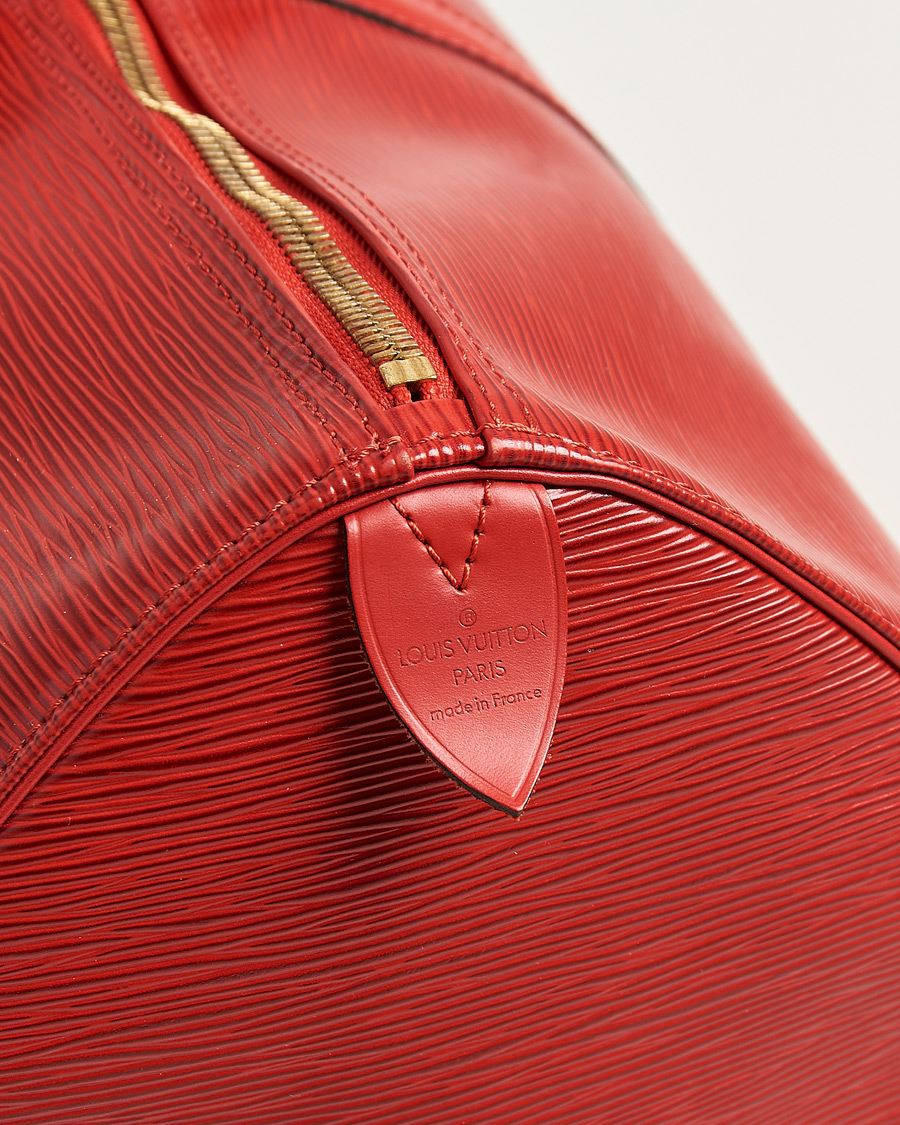 Men | Pre-Owned & Vintage Bags | Louis Vuitton Pre-Owned | Keepall 50 Epi Leather Red