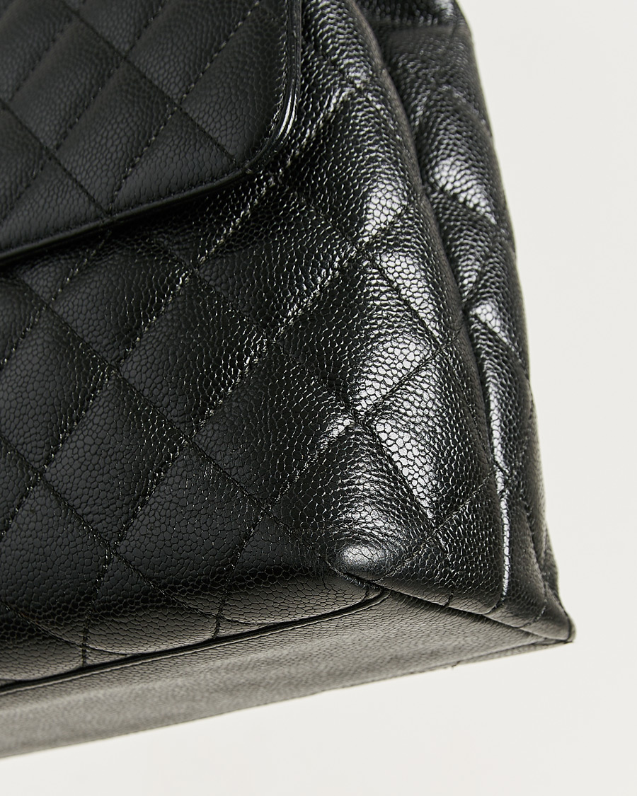 Men | Pre-Owned & Vintage Bags | Chanel Pre-Owned | Kelly Top Handle Bag Caviar Black