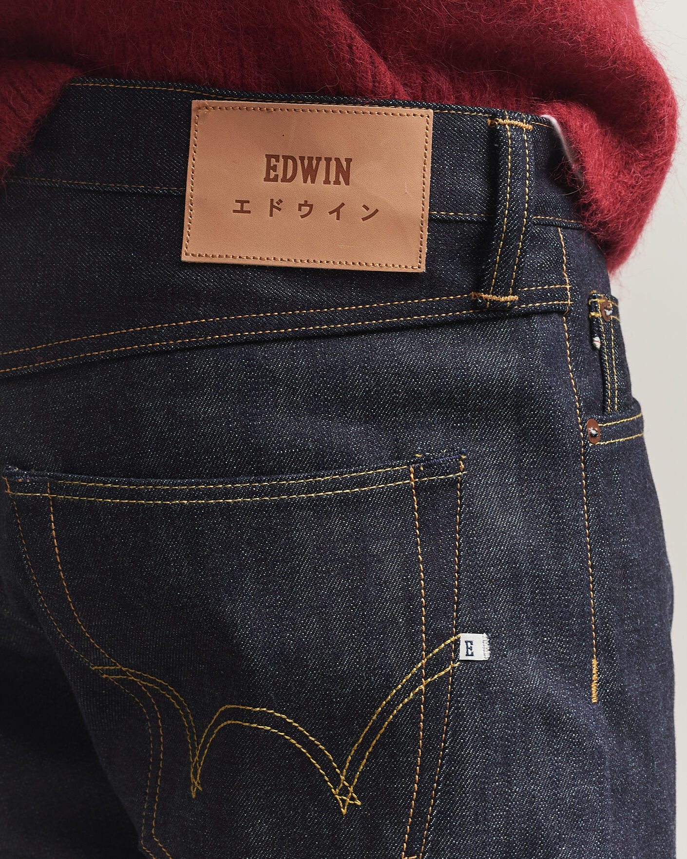 Men | Jeans | EDWIN | No.47 Regular Straight Selvage Jeans Unwashed