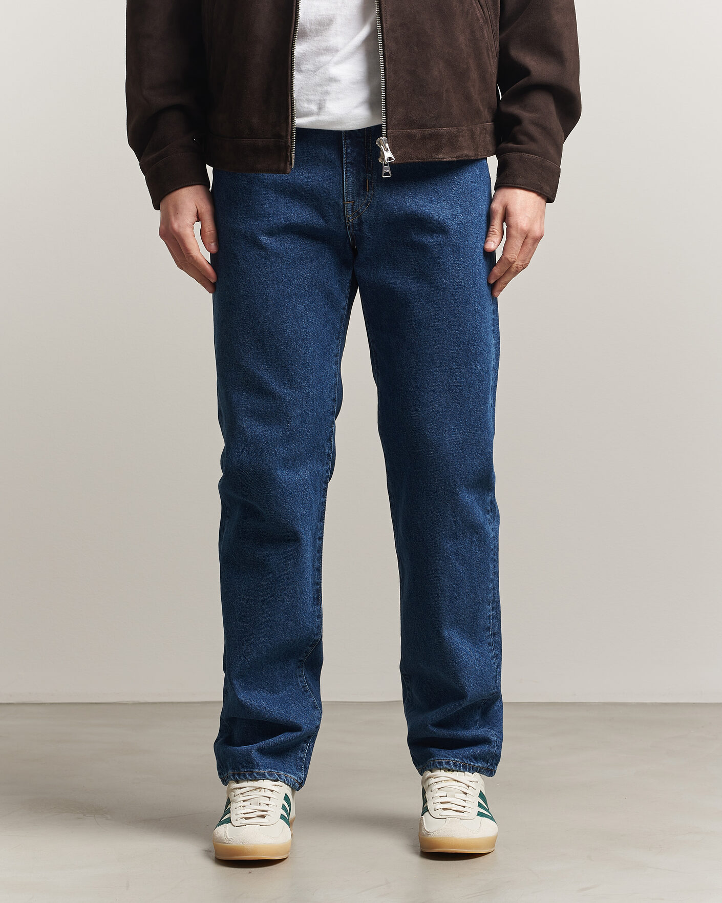 Men | Jeans | EDWIN | Regular Straight Jeans Used Mid Blue