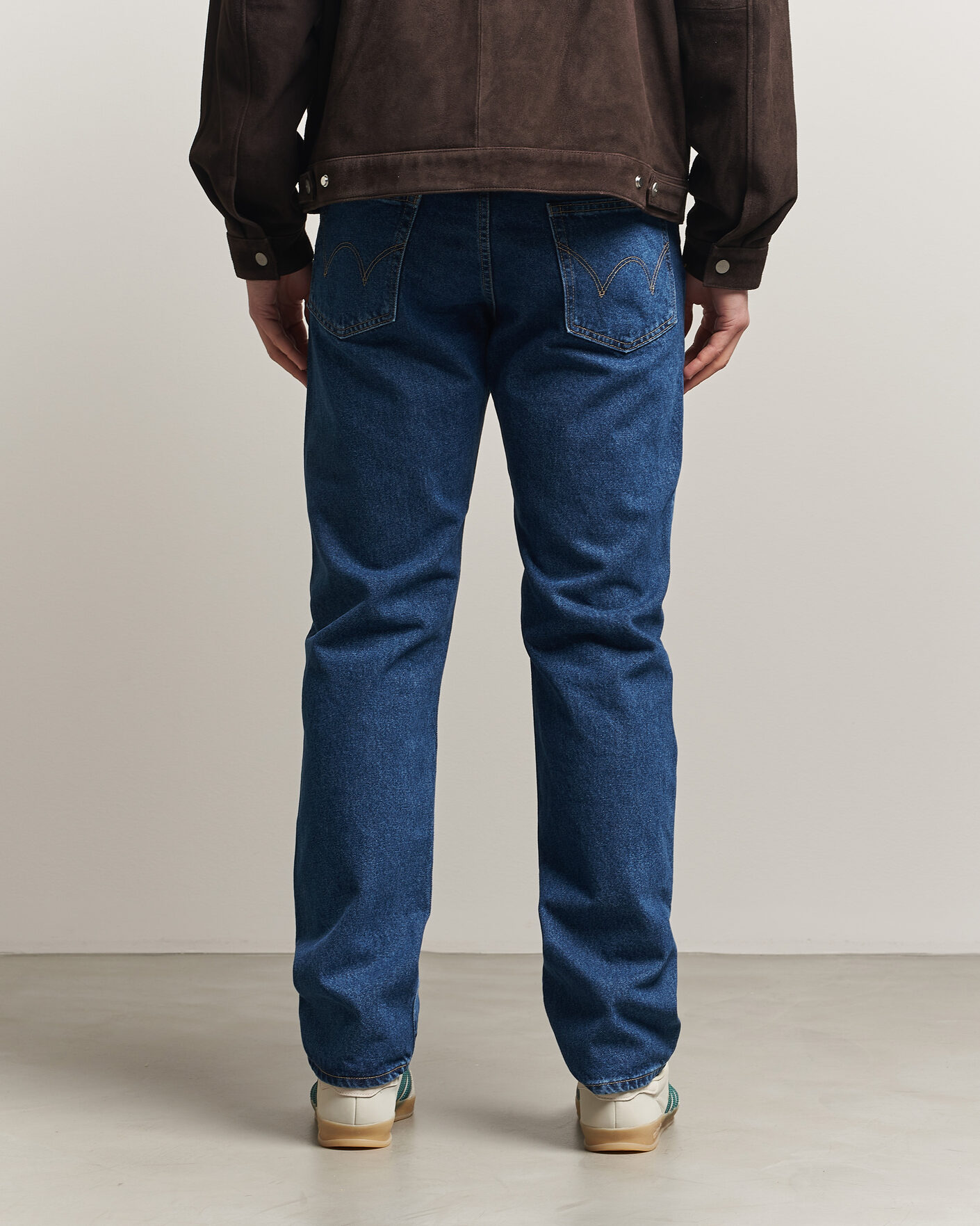 Men | Jeans | EDWIN | Regular Straight Jeans Used Mid Blue