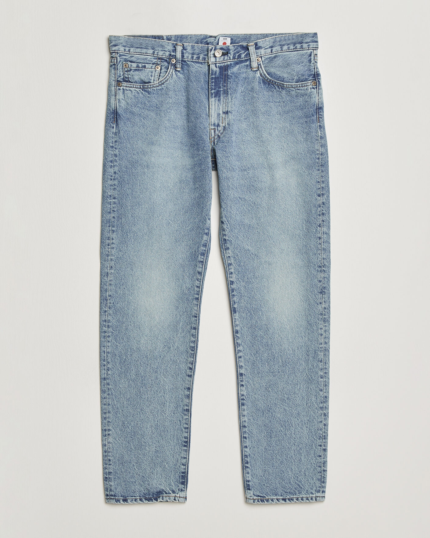 Men | Trousers | EDWIN | Regular Tapered Jeans Used Light Blue
