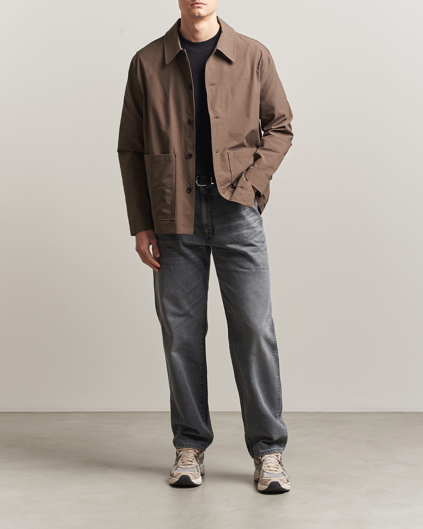 Men | Shirts | EDWIN | Loose Straight Jeans Washed Grey