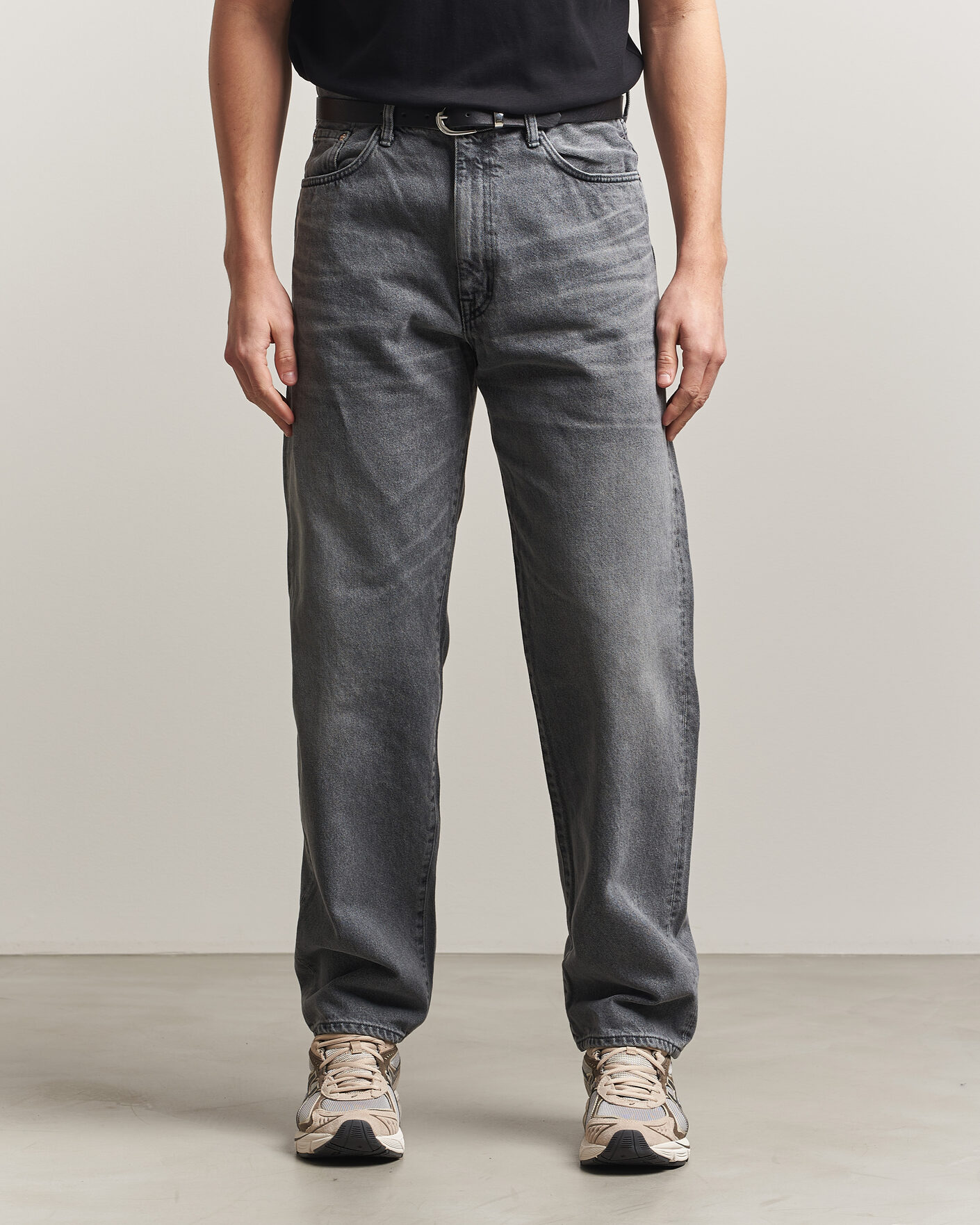 Men | Shirts | EDWIN | Loose Straight Jeans Washed Grey