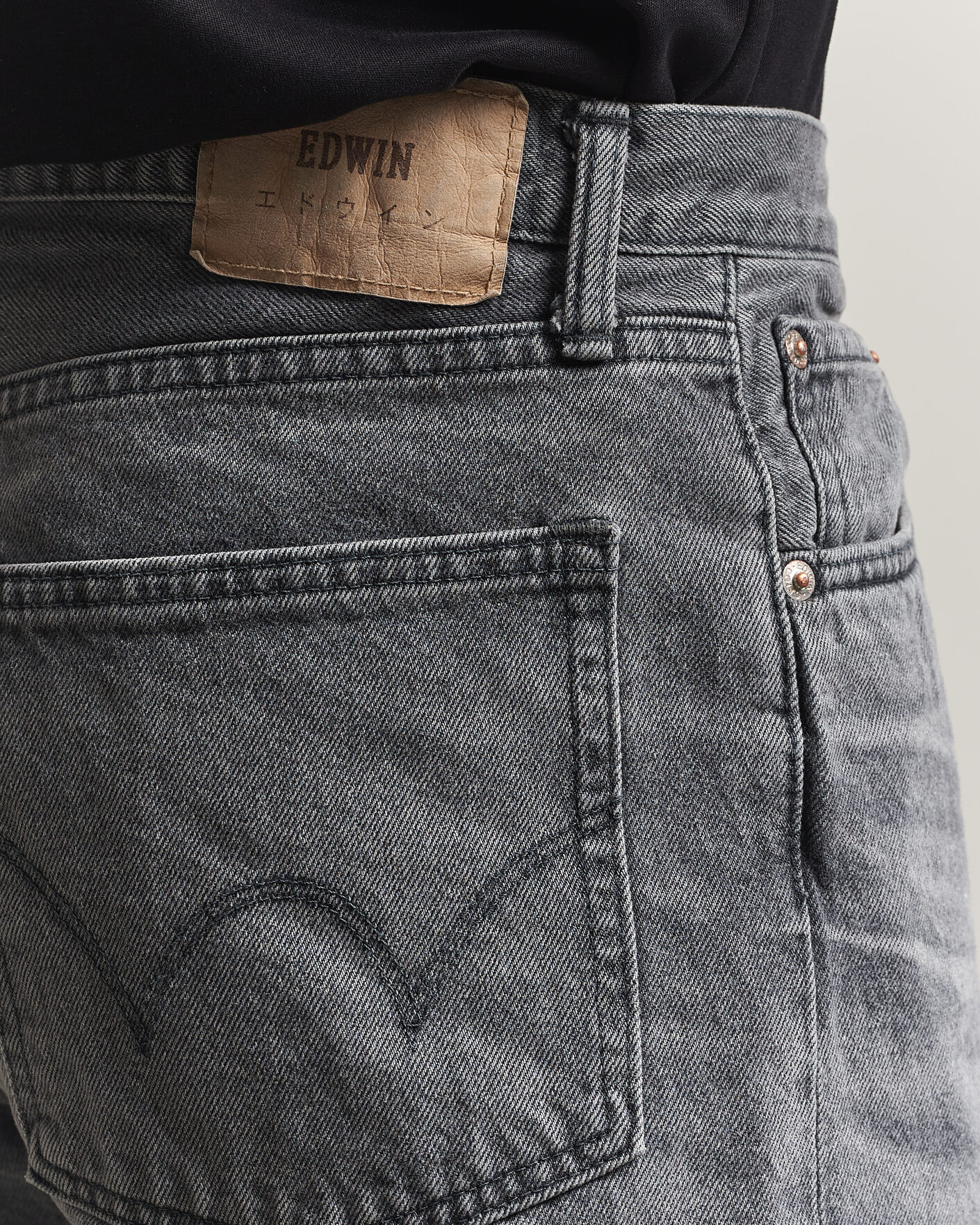 Men | Shirts | EDWIN | Loose Straight Jeans Washed Grey
