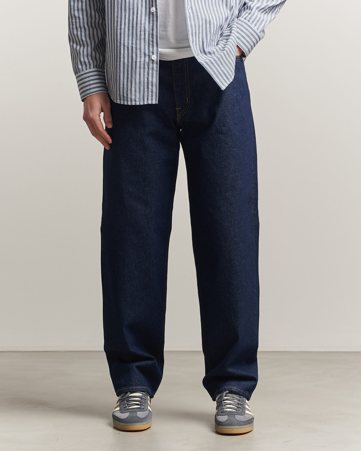 Men | Jeans | EDWIN | Loose Straight Jeans Blue Rinsed