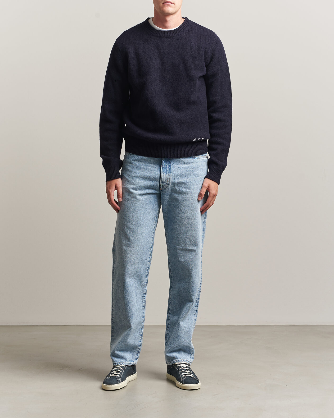 Men | Jeans | EDWIN | Loose Straight Jeans Used Light Blue
