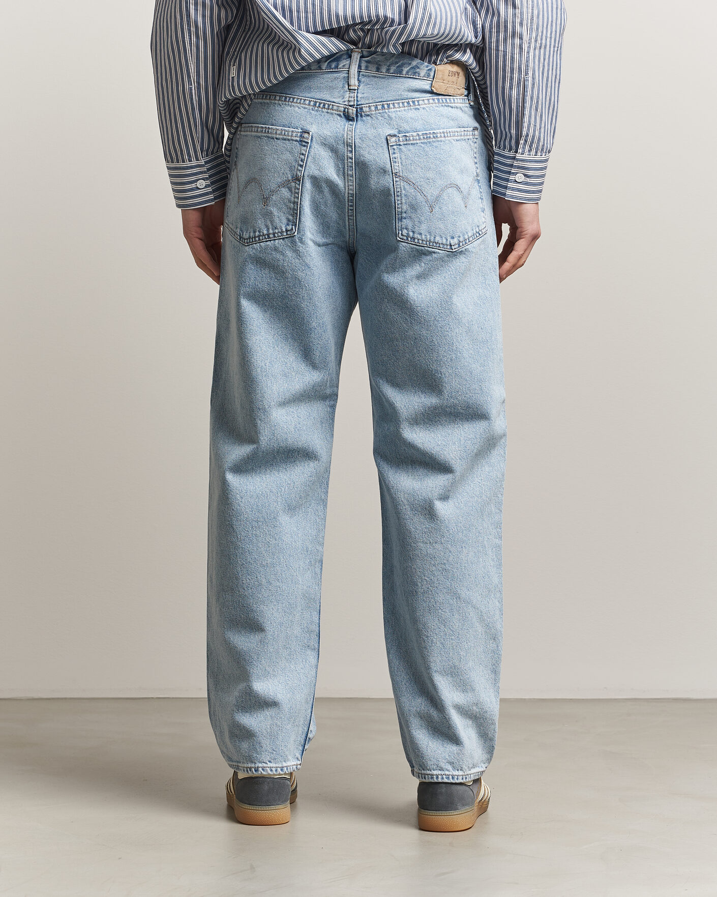 Men | Jeans | EDWIN | Loose Straight Jeans Used Light Blue