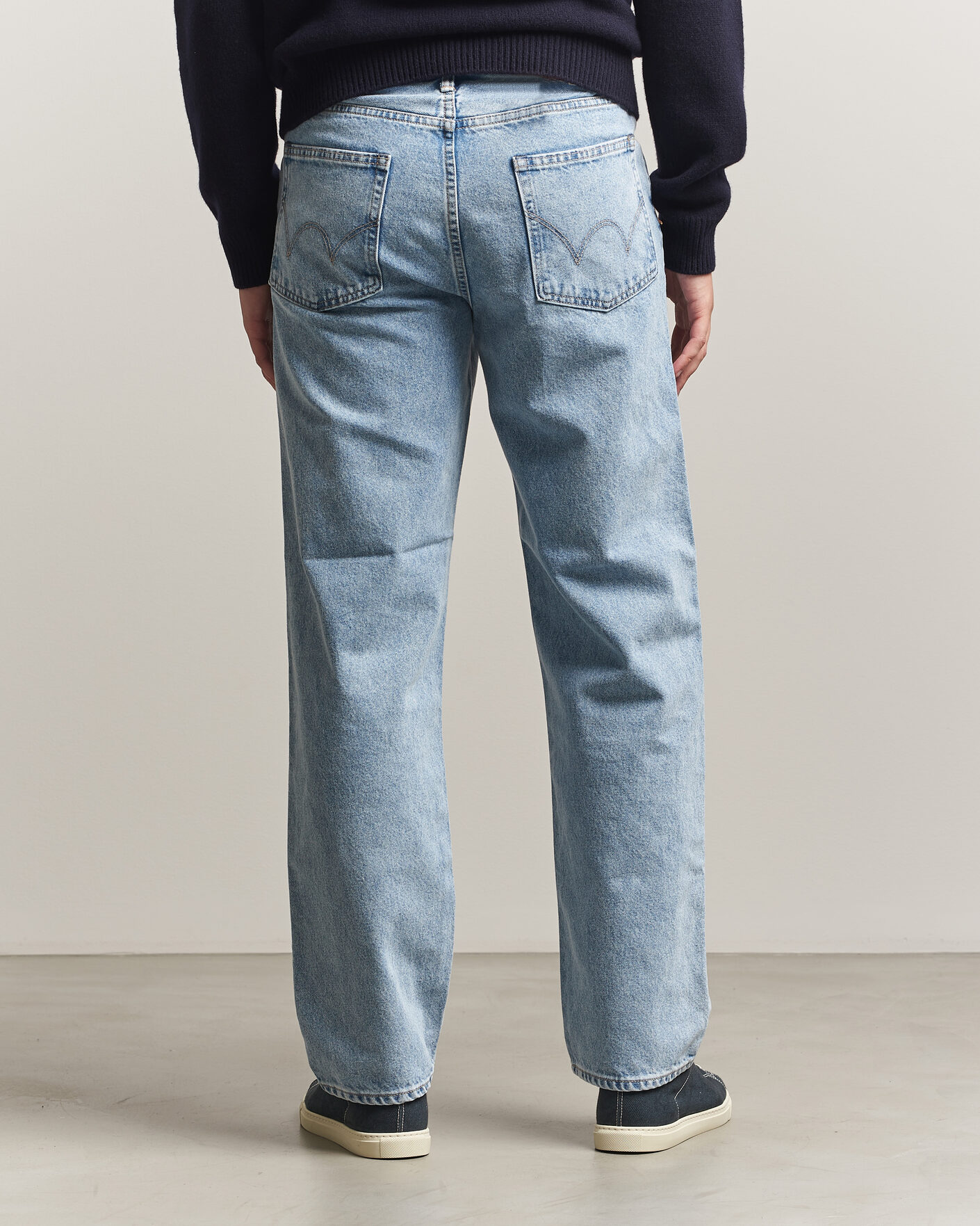 Men | Jeans | EDWIN | Loose Straight Jeans Used Light Blue