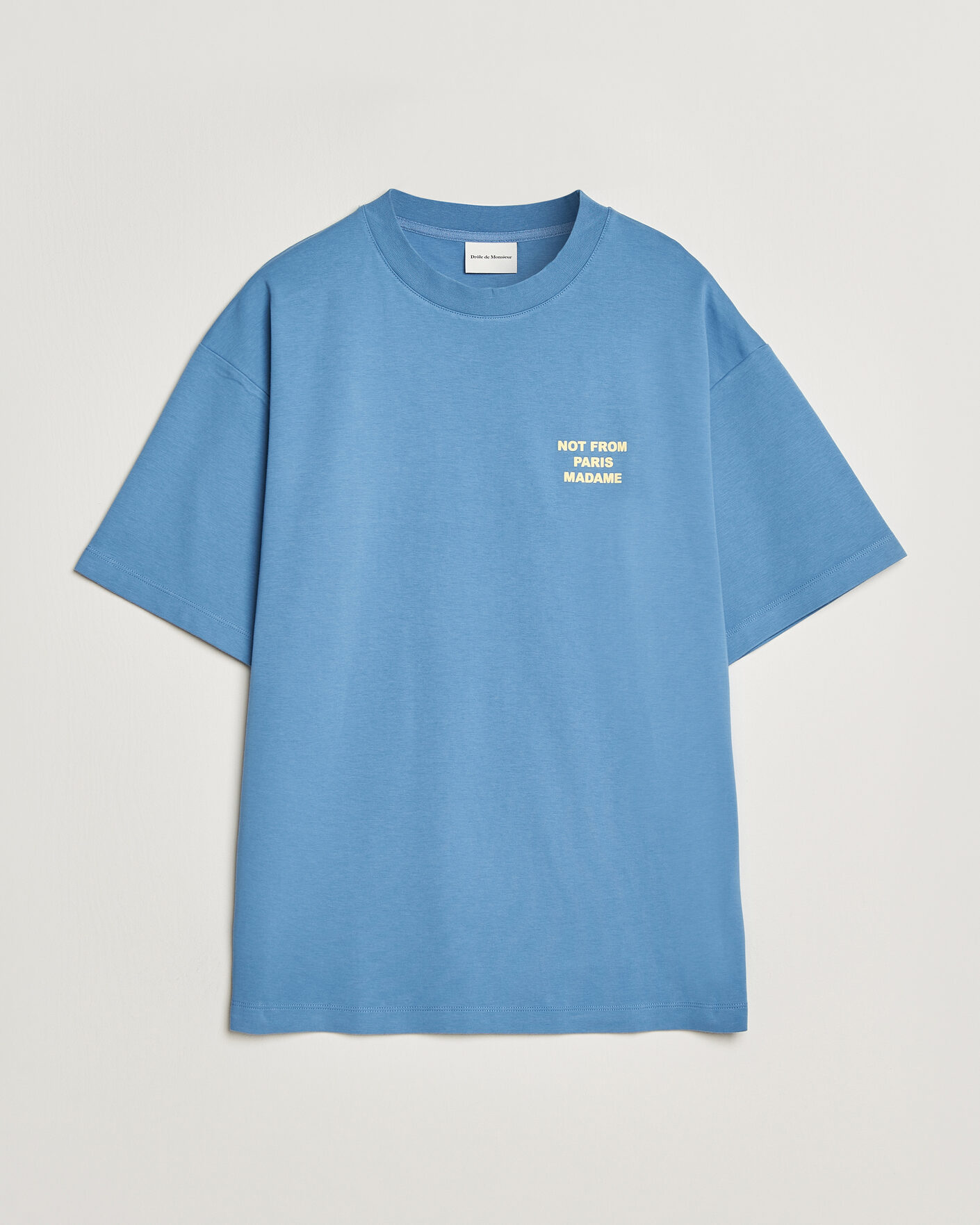 Men | T-Shirts | Drôle de Monsieur | Slogan T-Shirt Atlantic Blue