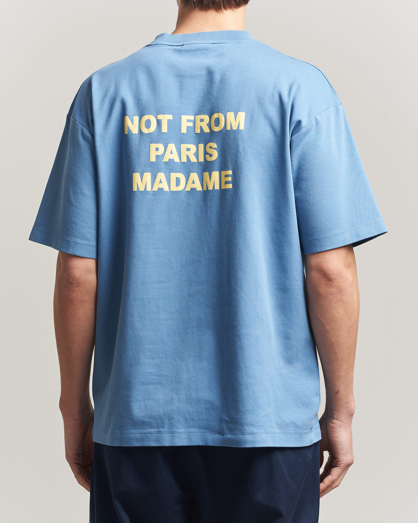 Men | T-Shirts | Drôle de Monsieur | Slogan T-Shirt Atlantic Blue