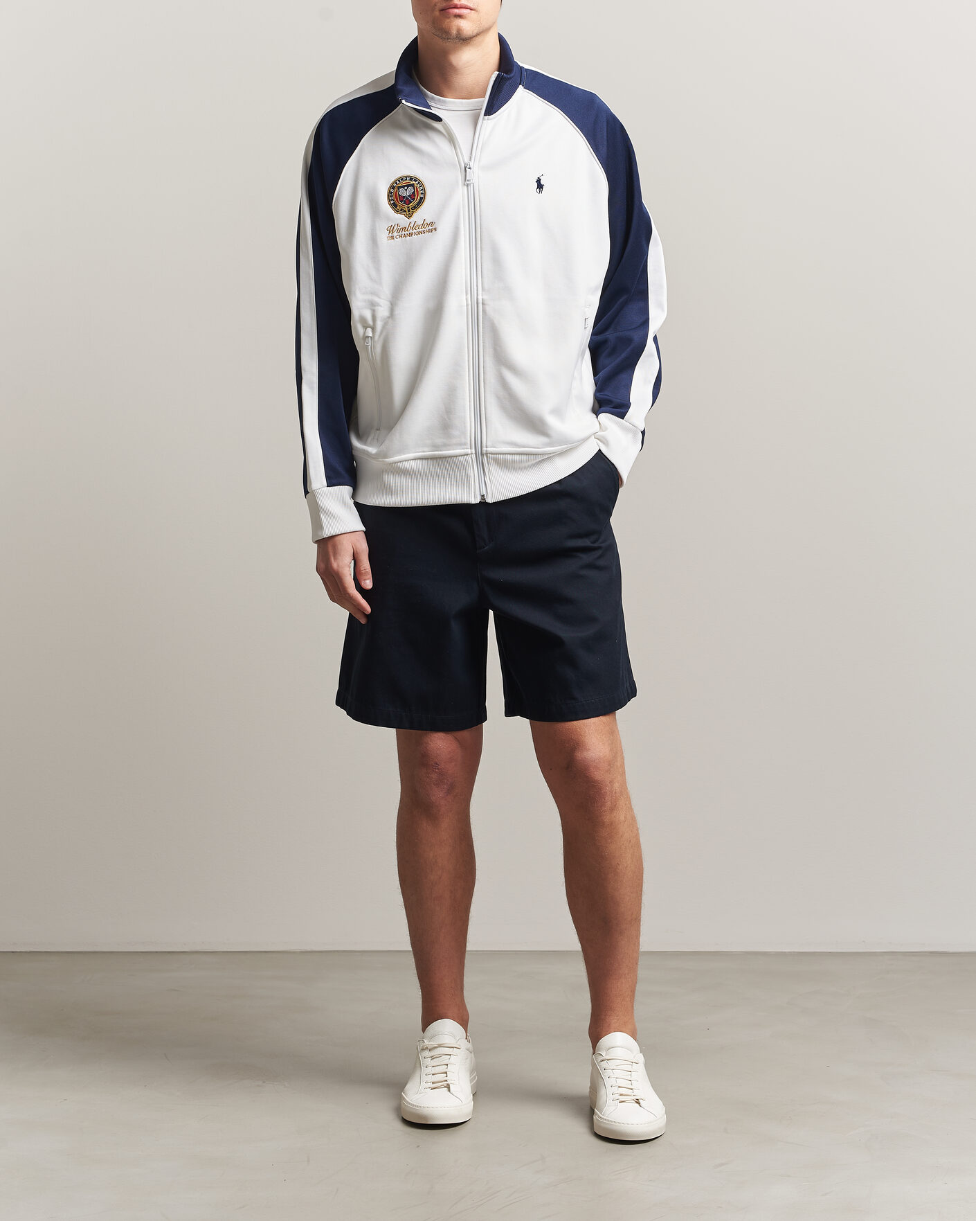 Men | Sweaters & Knitwear | Polo Ralph Lauren | Full Zip Pullover Ceramic White