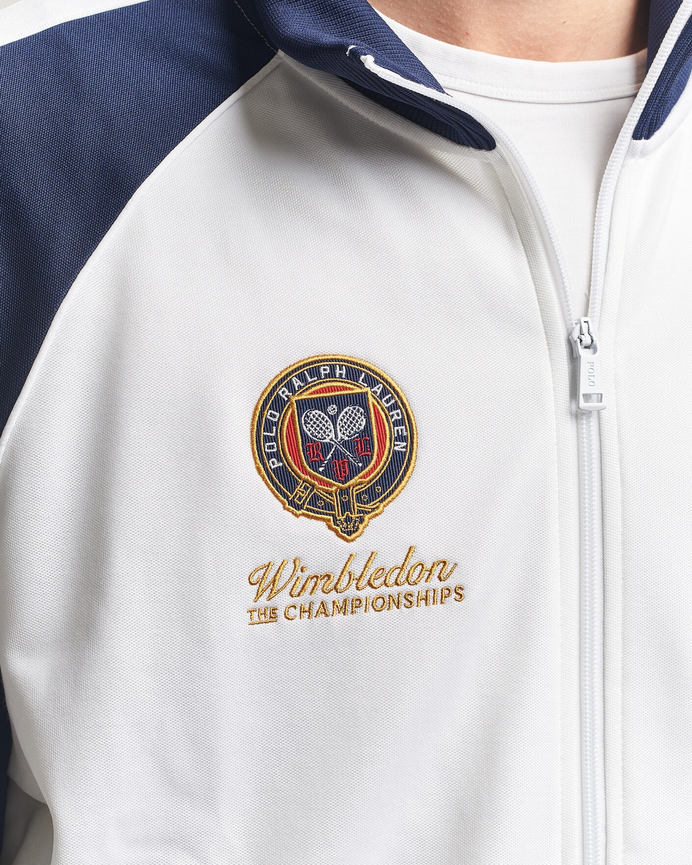 Men | Sweaters & Knitwear | Polo Ralph Lauren | Full Zip Pullover Ceramic White