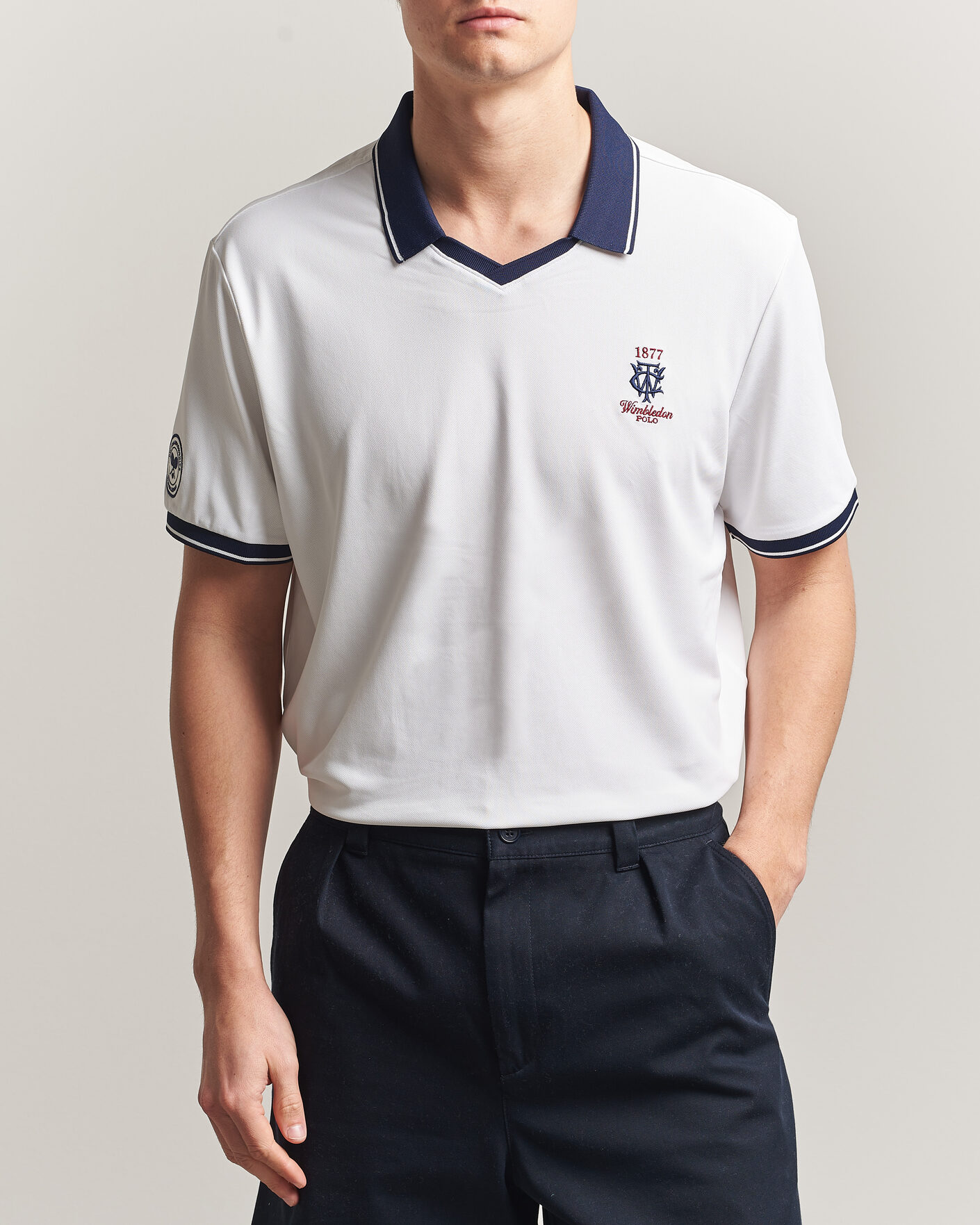 Polo Ralph Lauren Knitted Performance Polo Ceramic White at