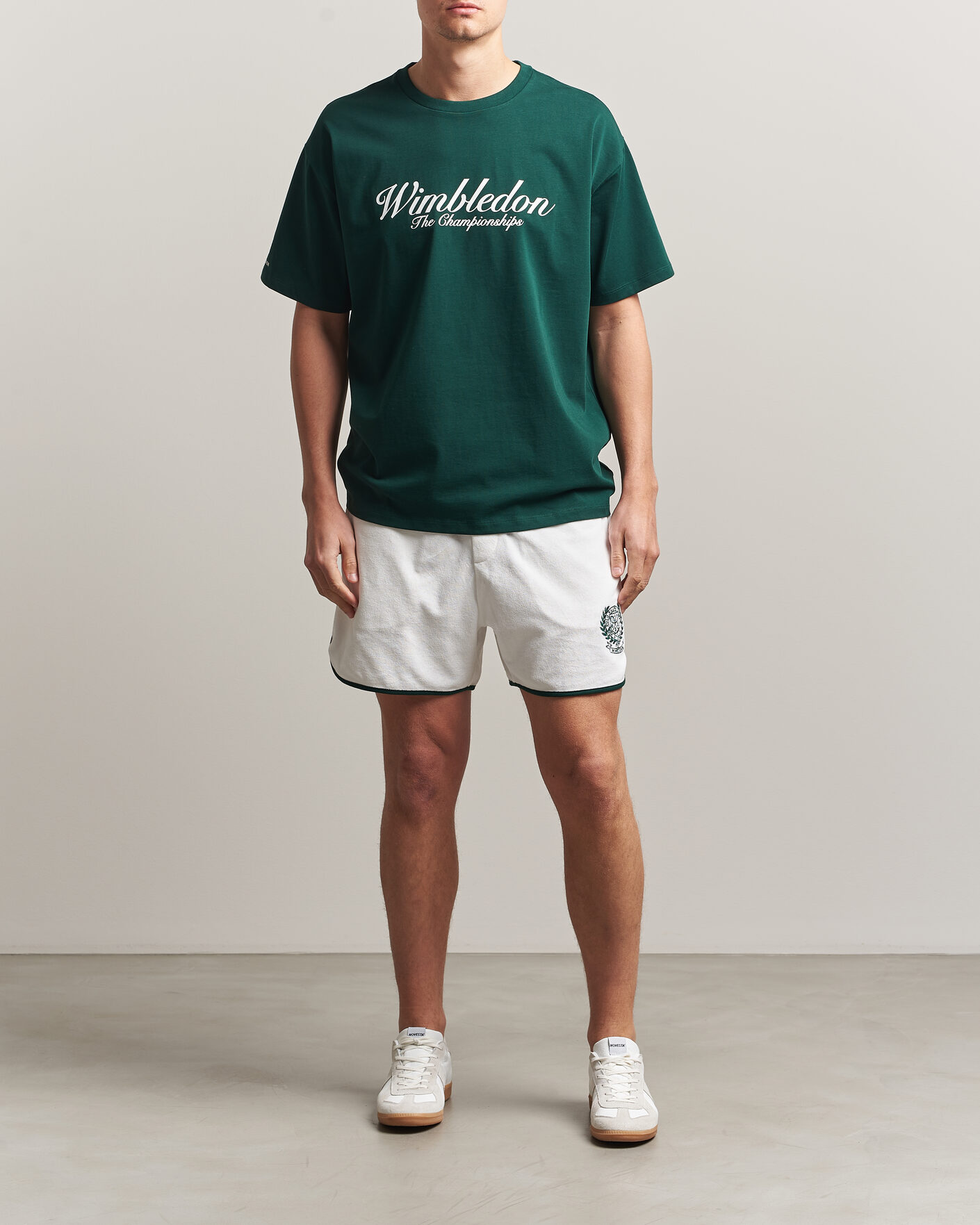 Men | T-Shirts | Polo Ralph Lauren | Wimbledon Championship Tee Moss Agate