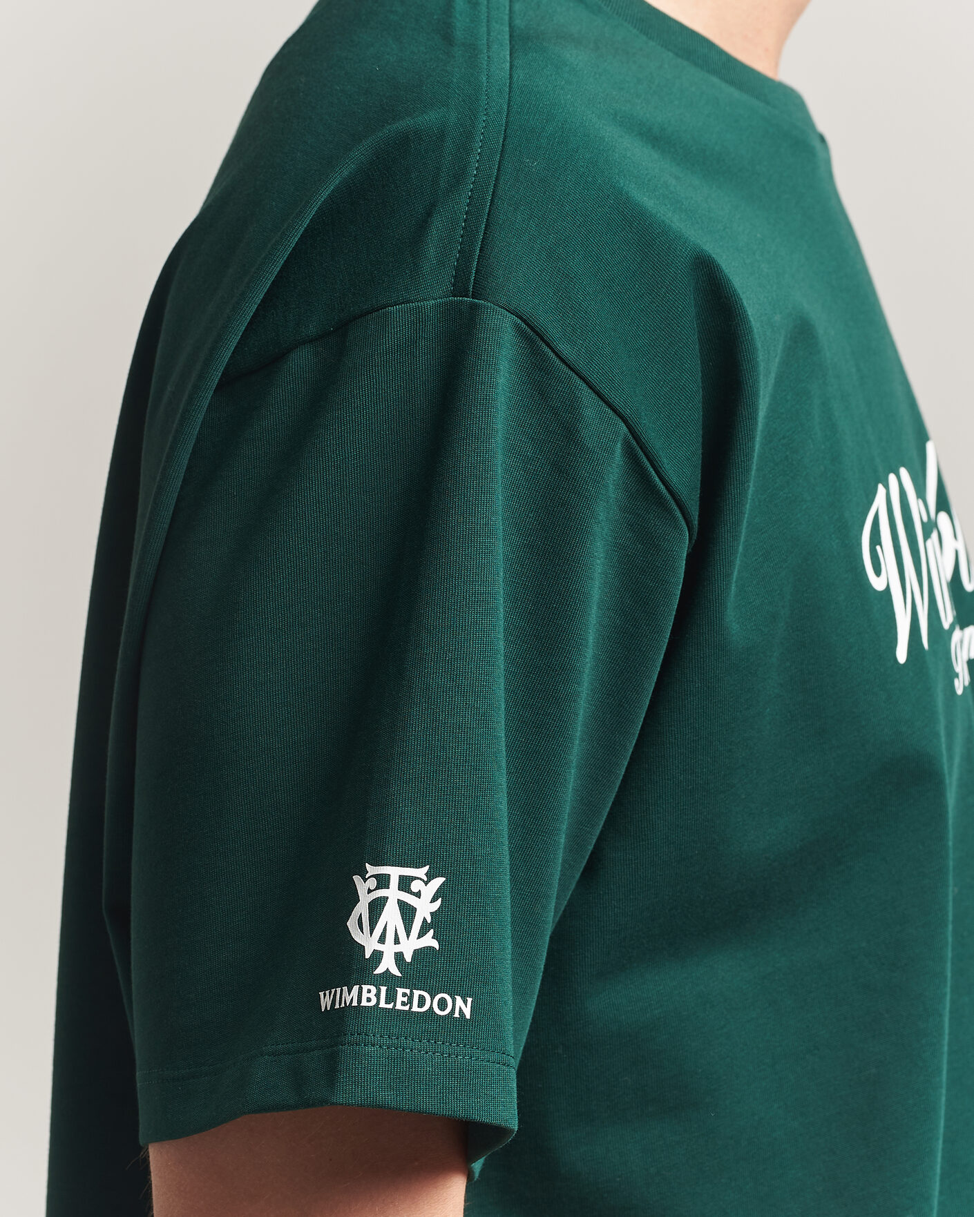 Men | T-Shirts | Polo Ralph Lauren | Wimbledon Championship Tee Moss Agate