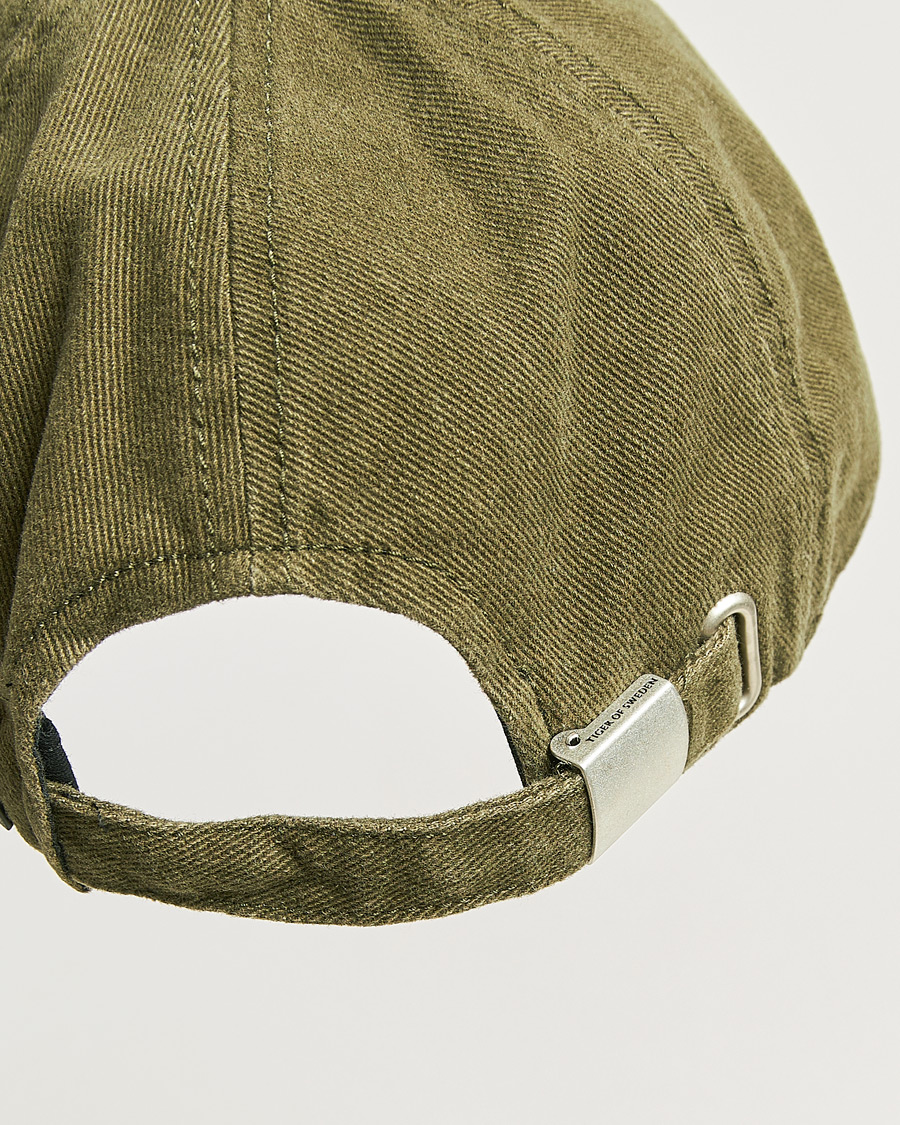 Men | Hats & Caps | Tiger of Sweden | Hent Washed Cap Kalamata Green