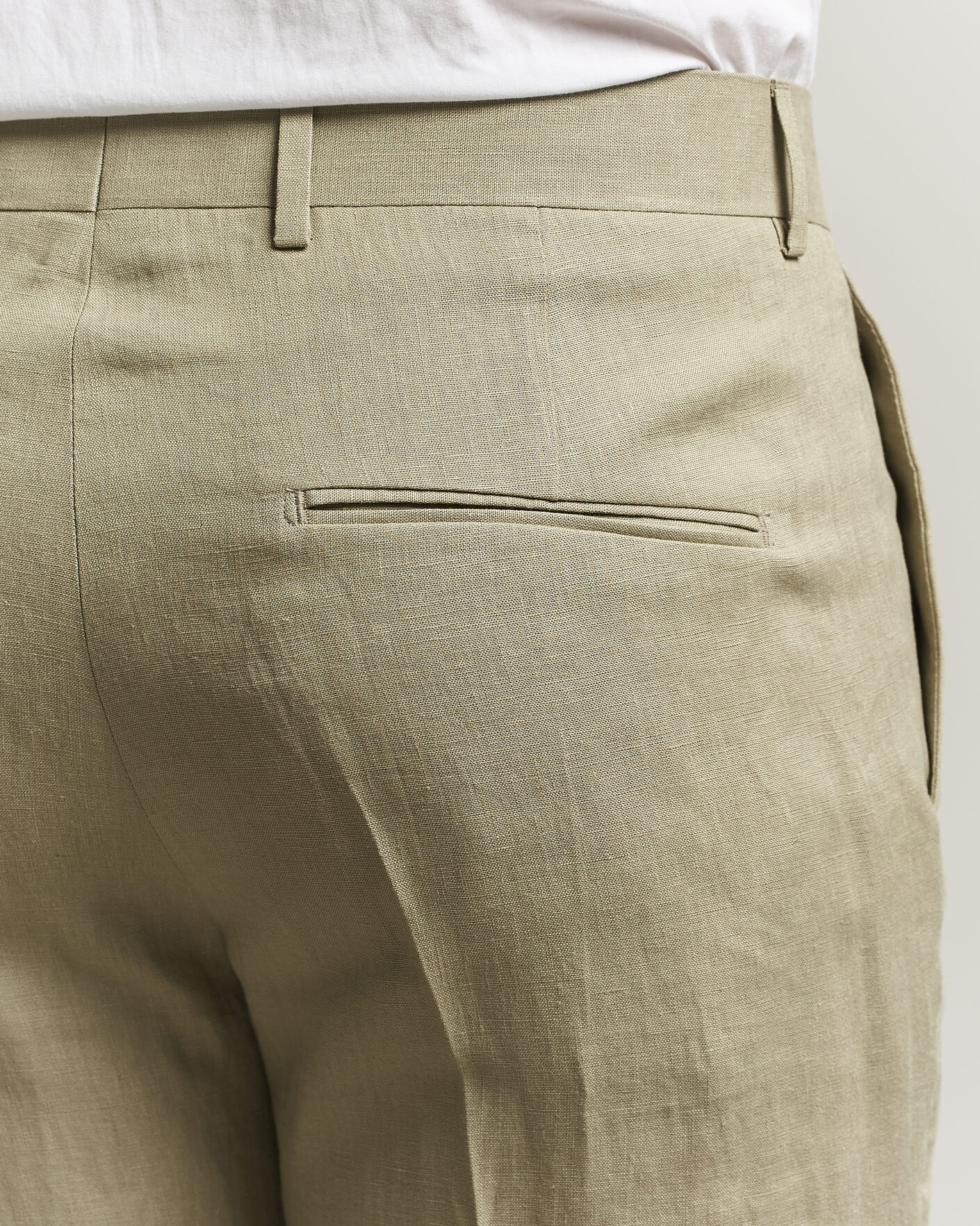 Men | Trousers | Tiger of Sweden | Tenuta Linen Suit Trousers Mole