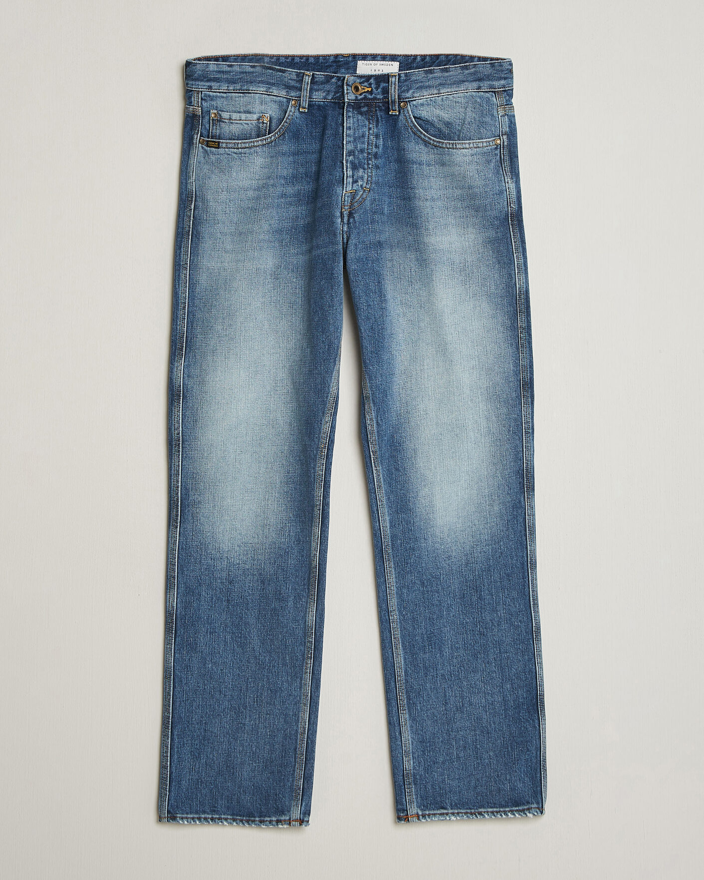 Men | Trousers | Tiger of Sweden | Marty Jeans Medium Blue
