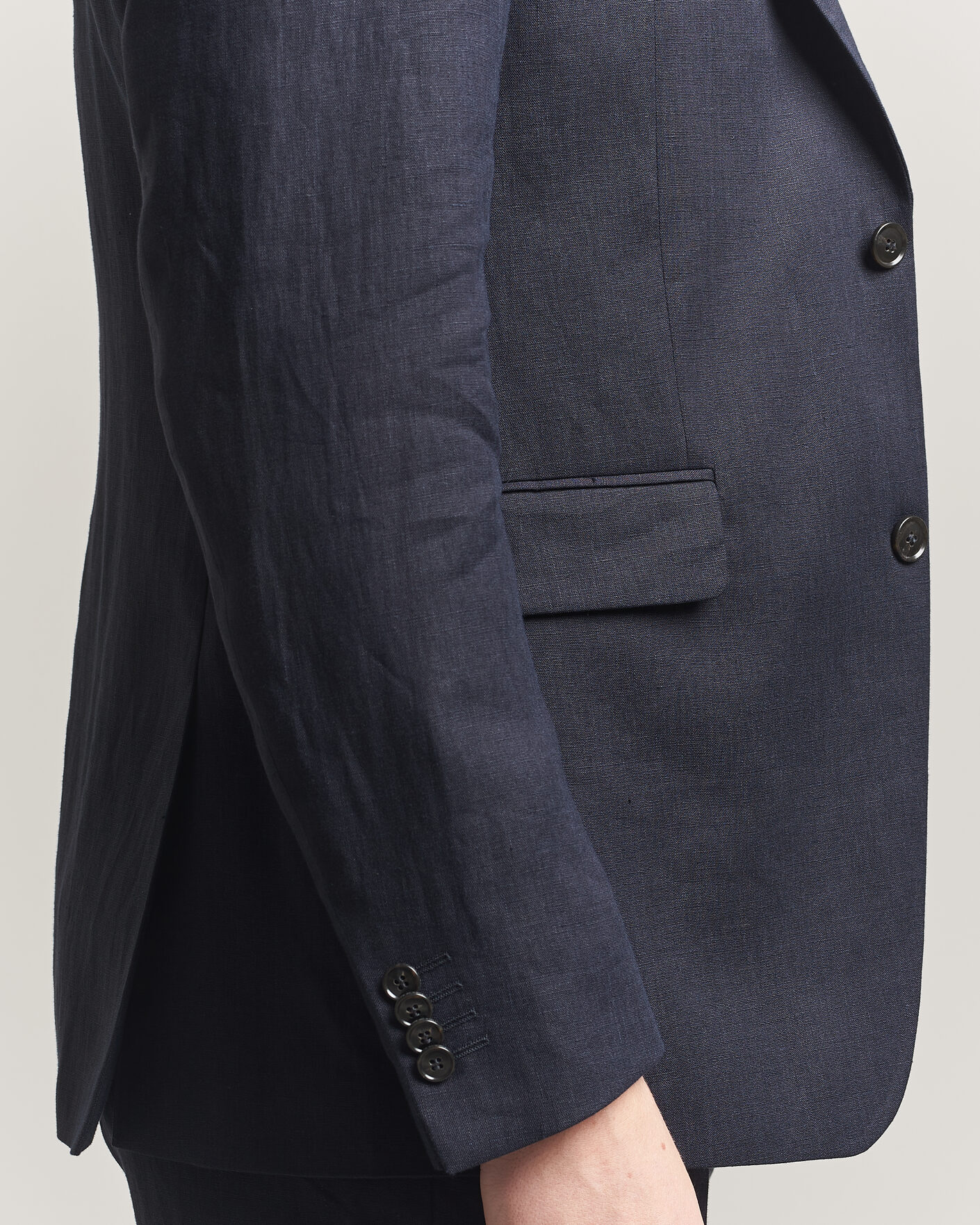 Men | Blazers | Tiger of Sweden | Justin Linen Suit Blazer Midnight Blue