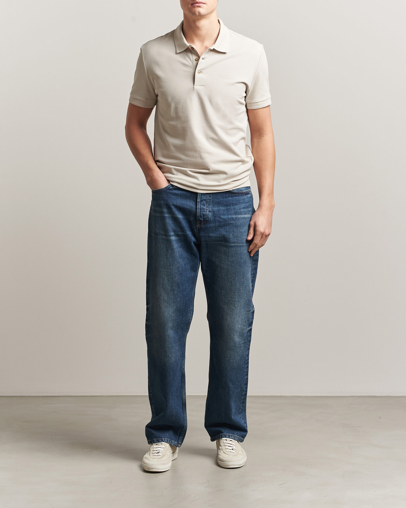 Men | Polo Shirts | Tiger of Sweden | Darios Polo Seline Grey