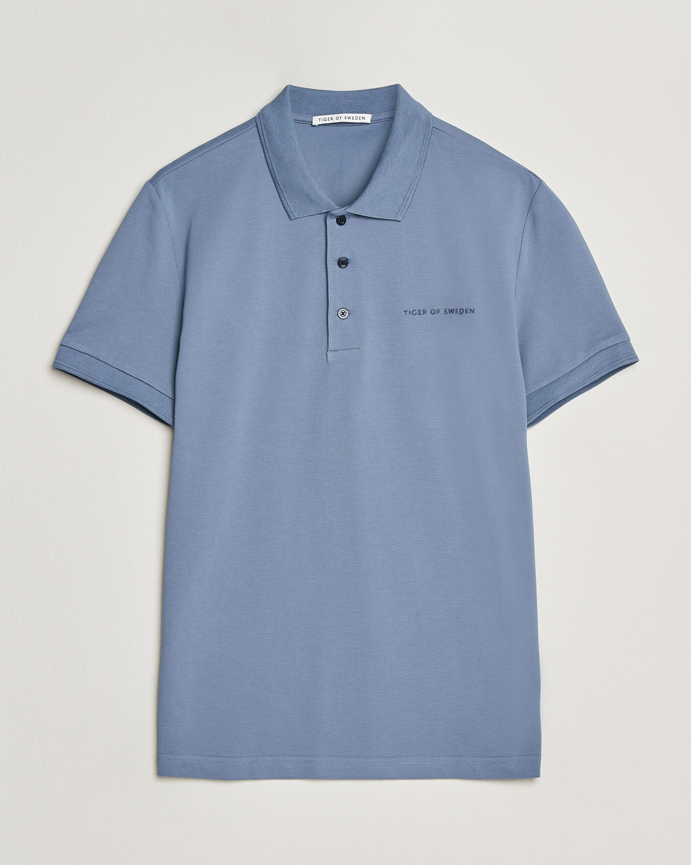 Men | Polo Shirts | Tiger of Sweden | Darios Polo Dull Blue