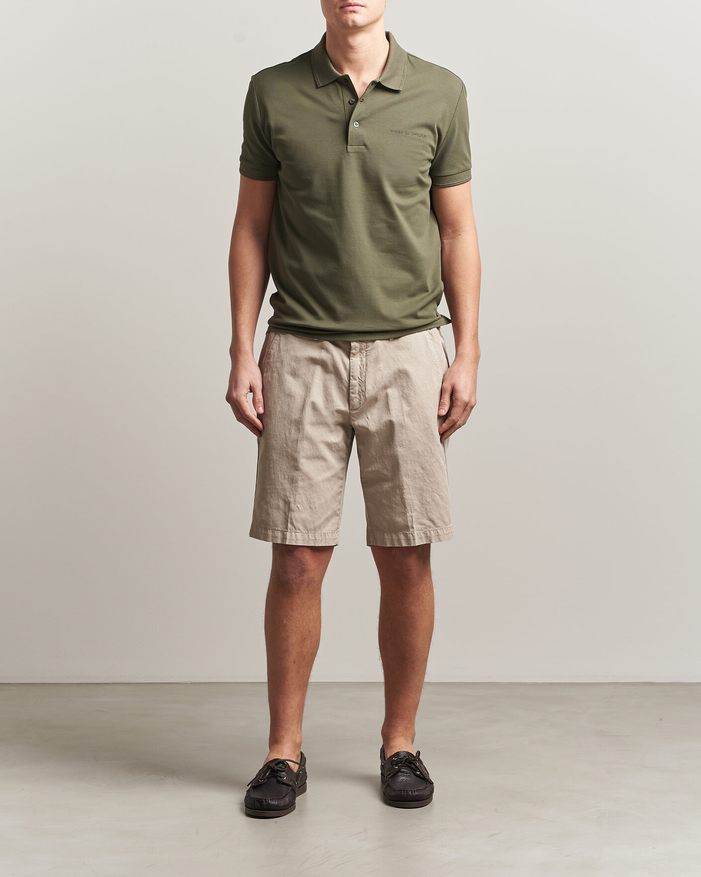Men | Polo Shirts | Tiger of Sweden | Darios Polo Kalamata Green
