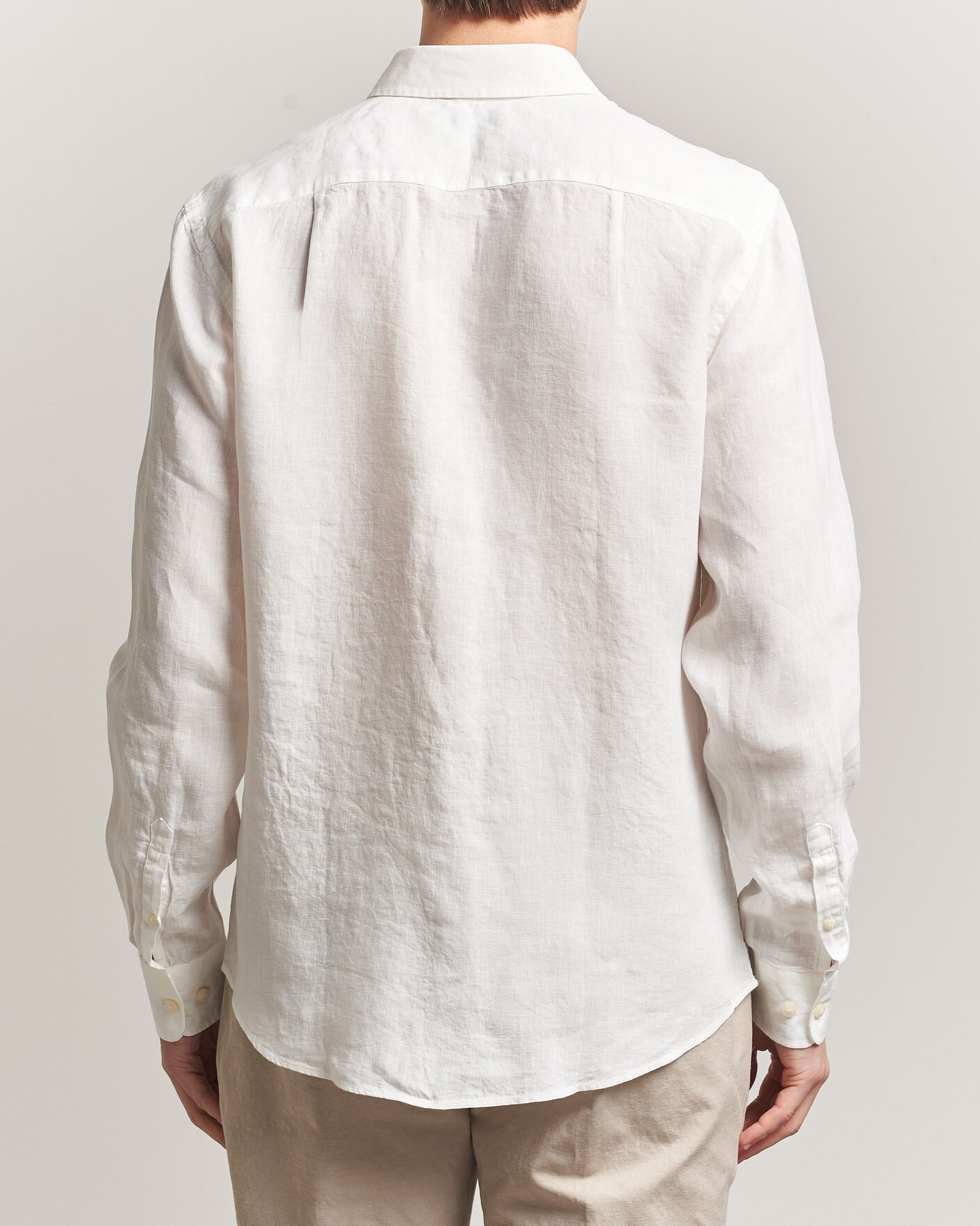 Men | Shirts | Tiger of Sweden | Spenser Linen Shirt Off White