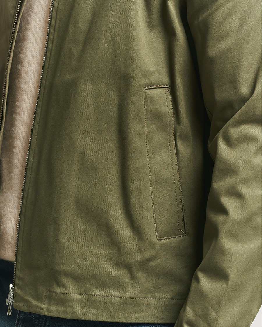 Men | Coats & Jackets | Tiger of Sweden | Barnaby Cotton Jacket Kalamata Green
