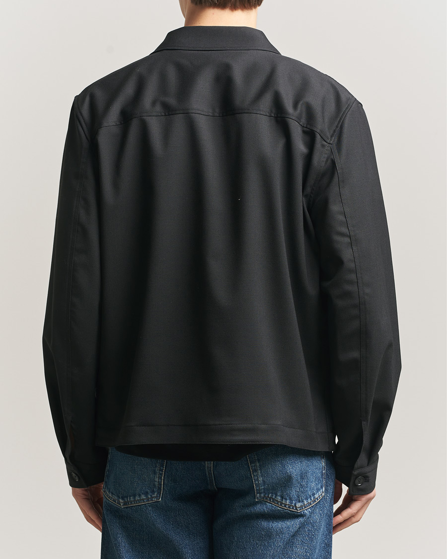 Men | Shirts | Tiger of Sweden | Barnaby Technical Overshirt Black