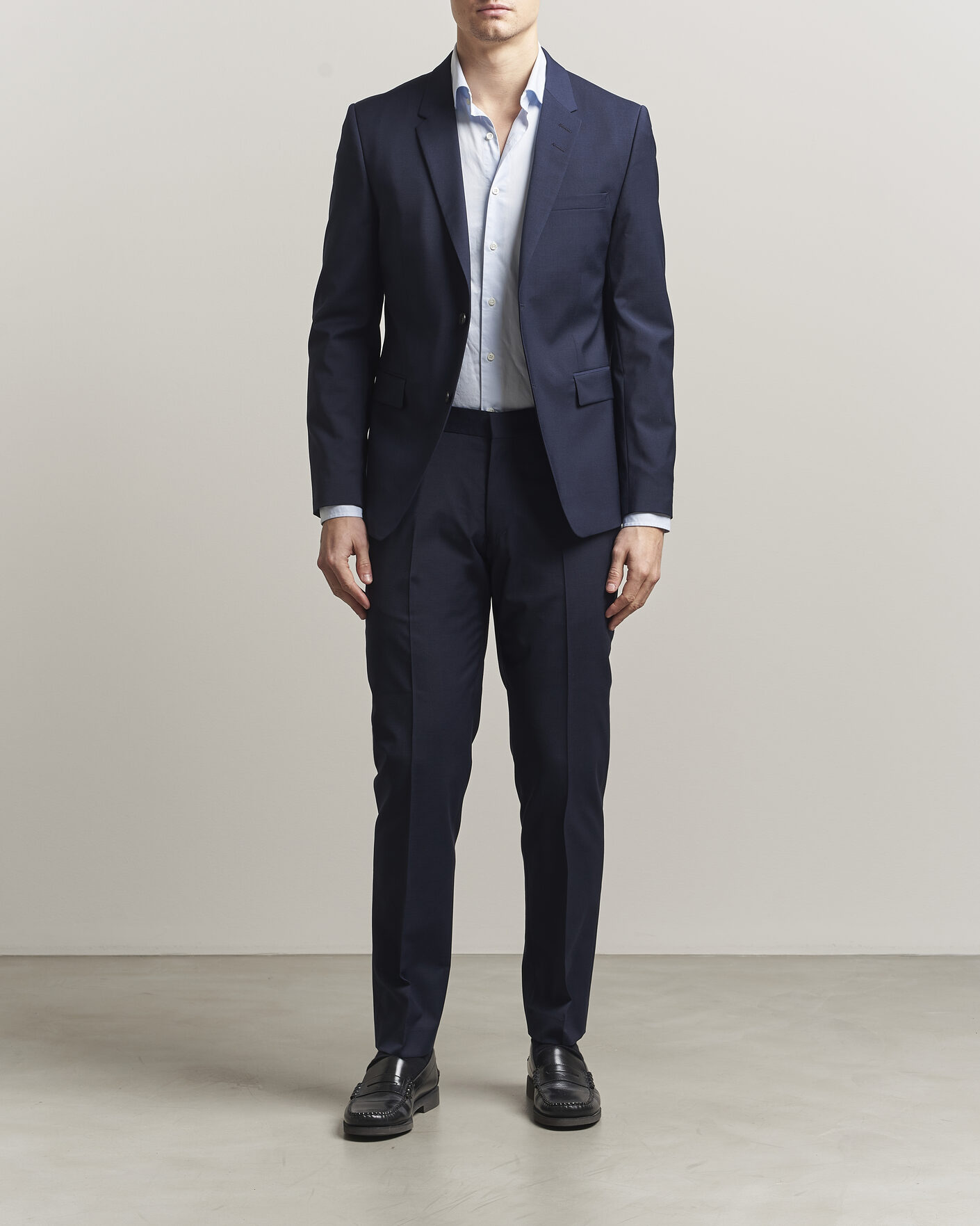 Men | Blazers | Tiger of Sweden | Jamie Wool Travel Suit Blazer Royal Blue