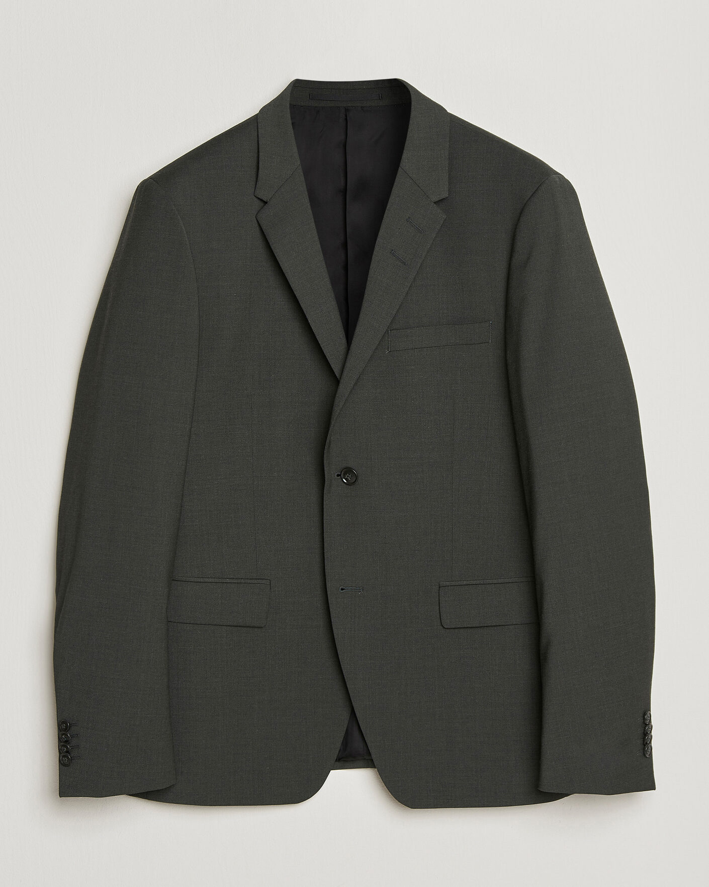 Men | Blazers | Tiger of Sweden | Jamie Wool Travel Suit Blazer Olive Extreme